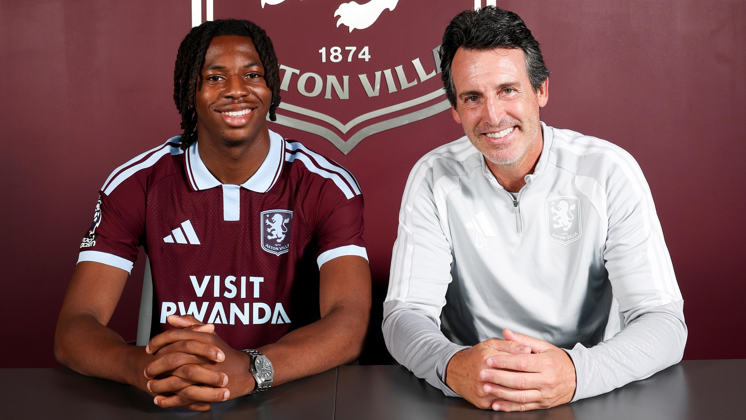 Aston Villa Unveil New Signing Johan Manzambi
