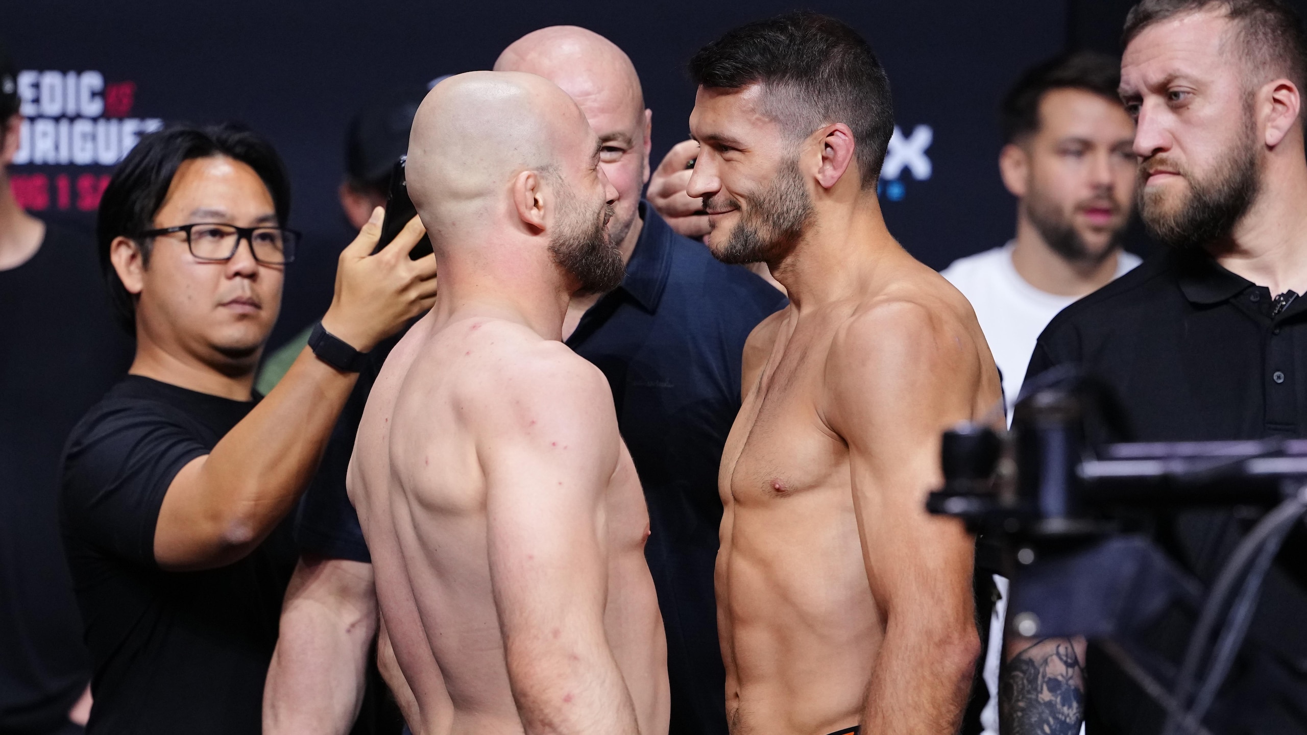 UFC Fight Night Medic vs Rodriguez Ceremonial Weigh-in