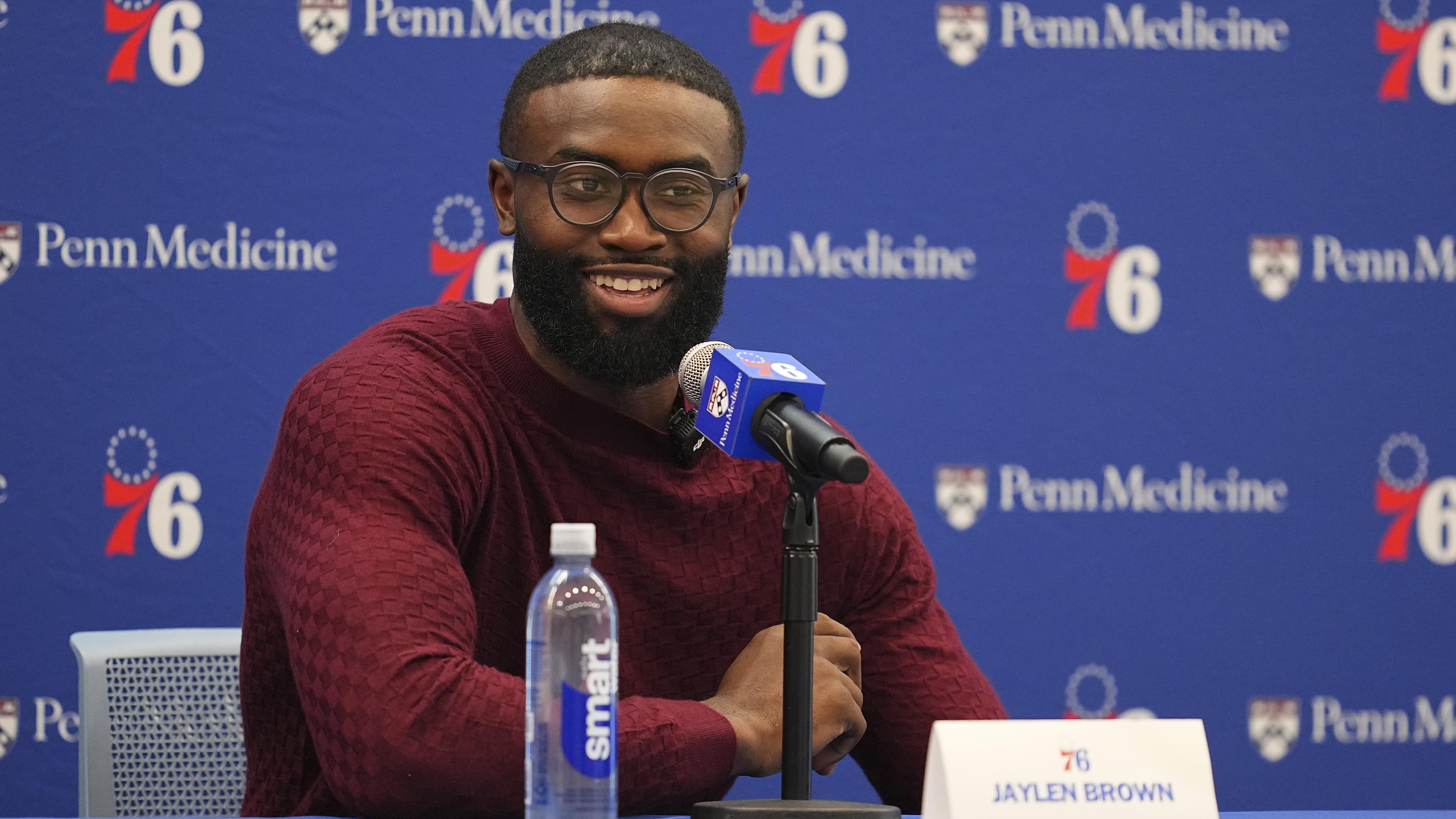 Philadelphia 76ers Introduce Jaylen Brown
