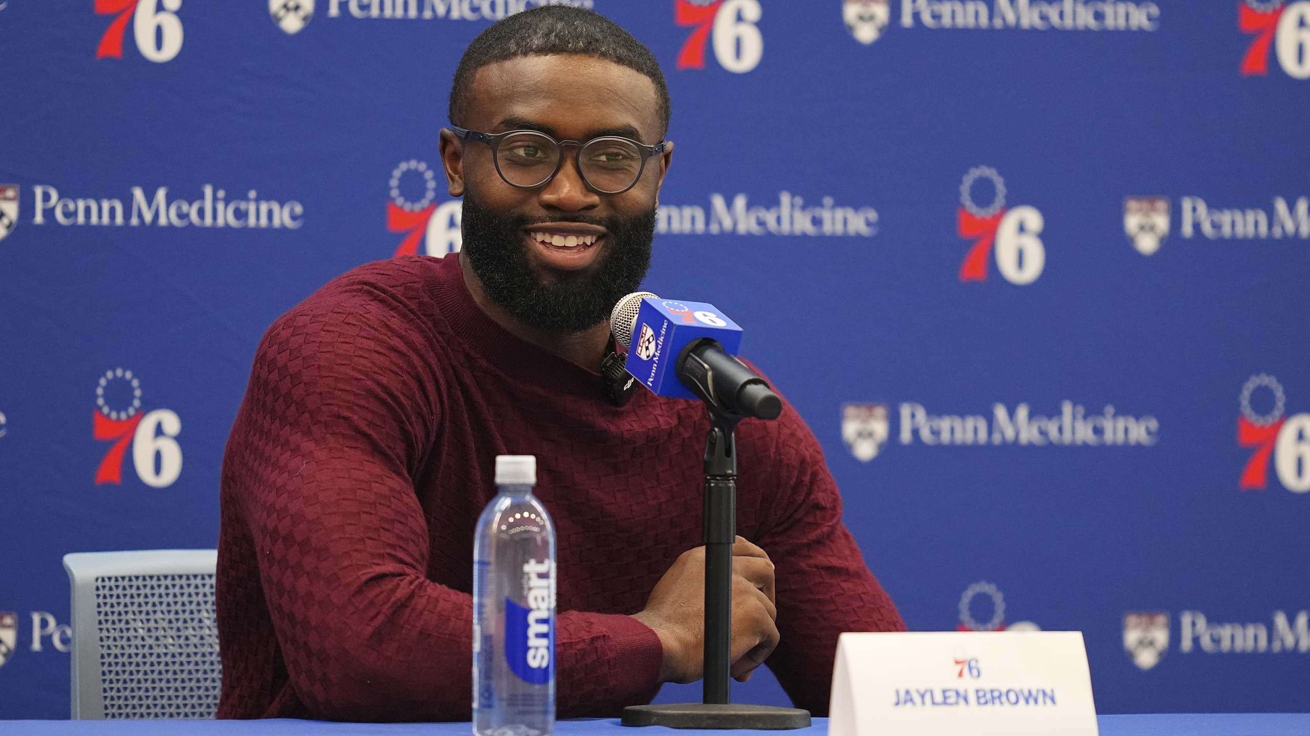 Philadelphia 76ers Introduce Jaylen Brown