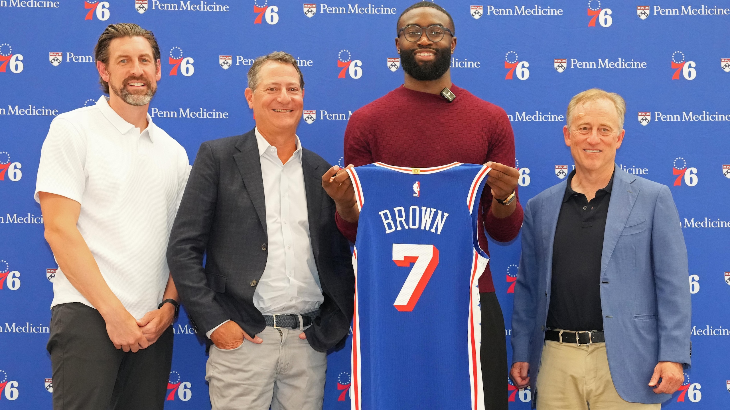 Philadelphia 76ers Introduce Jaylen Brown