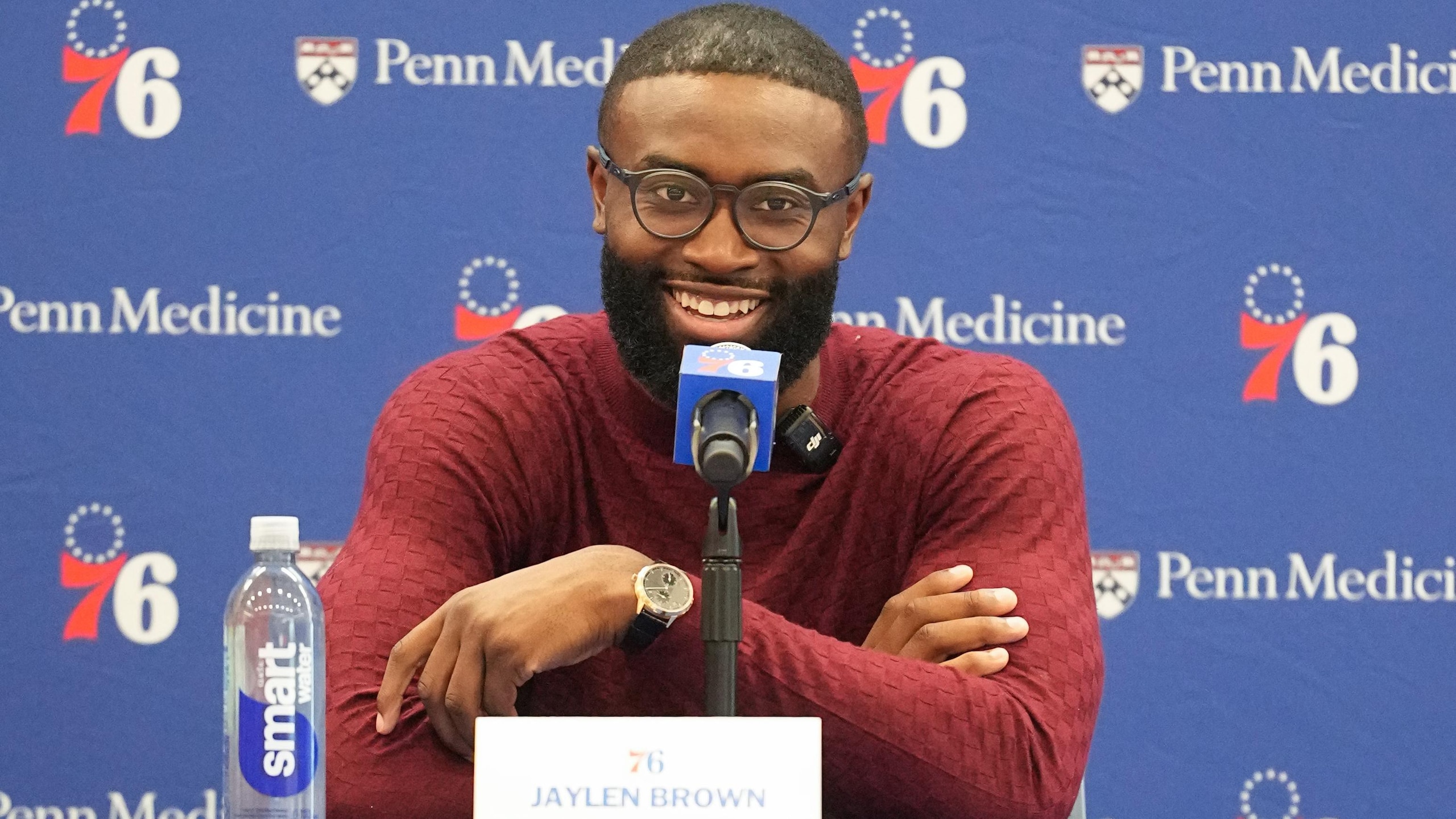 Philadelphia 76ers Introduce Jaylen Brown
