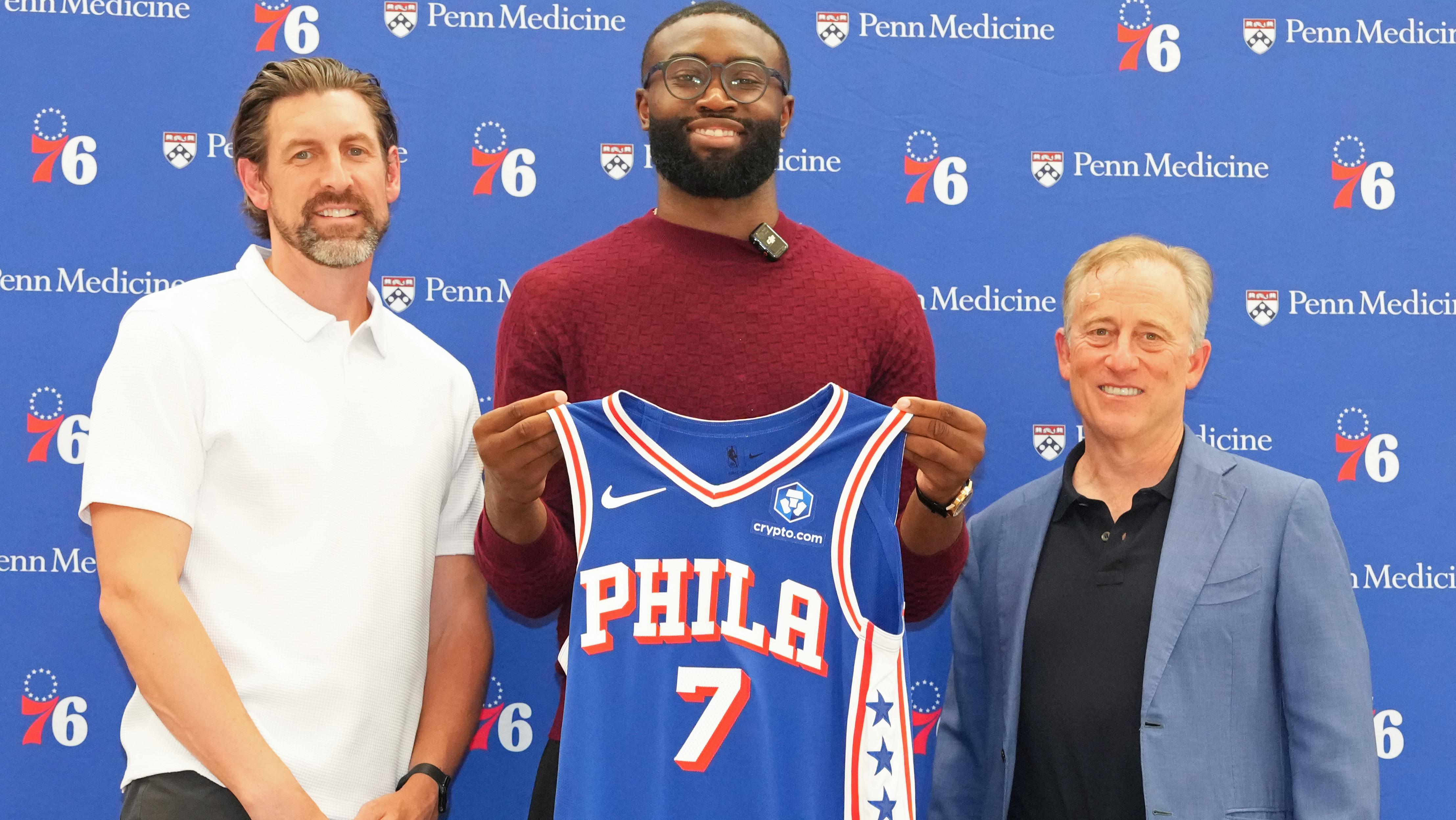 bleacherreport.com - Timothy Rapp - 76ers' Jaylen Brown Hypes LeBron James, Tyrese Maxey While Reacting to Workout Video