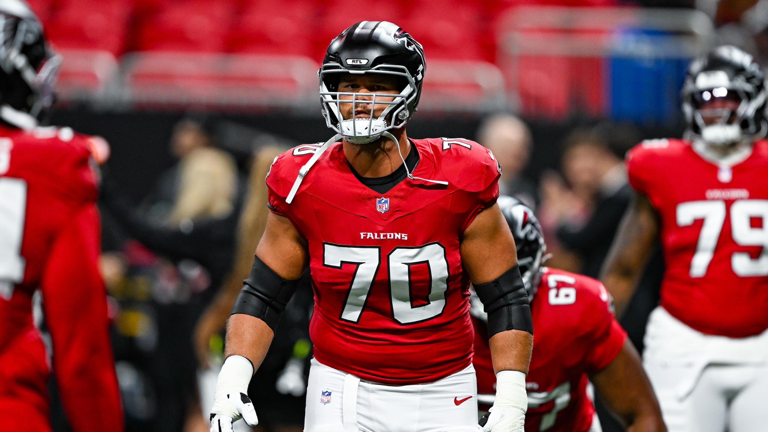 NFL: AUG 14 Broncos at Falcons