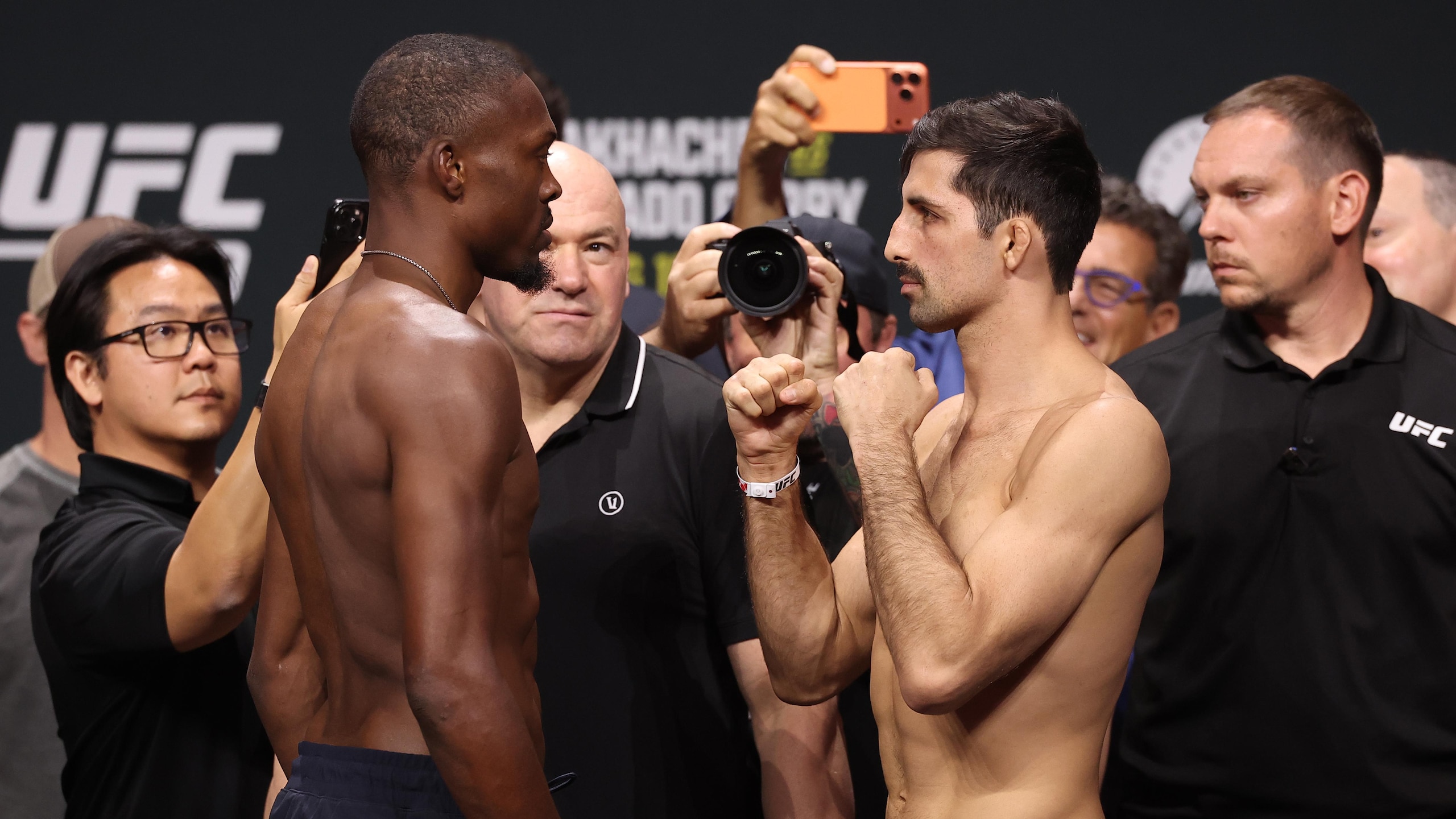 UFC 330: Makhachev v Machado Garry - Ceremonial Weigh-in UFC 330: Makhachev v Machado Garry - Ceremonial Weigh-in