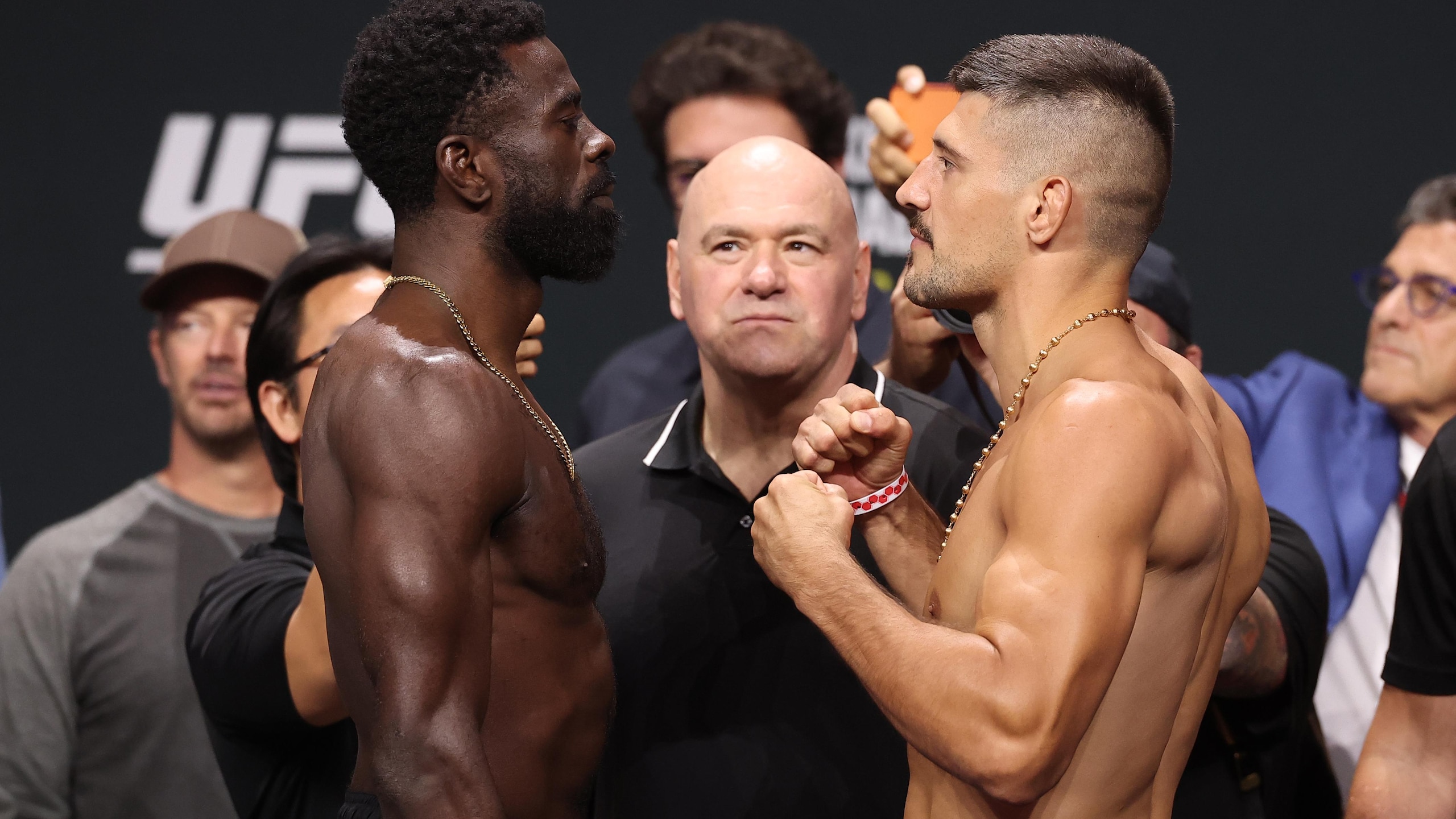 UFC 330: Makhachev v Machado Garry - Ceremonial Weigh-in UFC 330: Makhachev v Machado Garry - Ceremonial Weigh-in