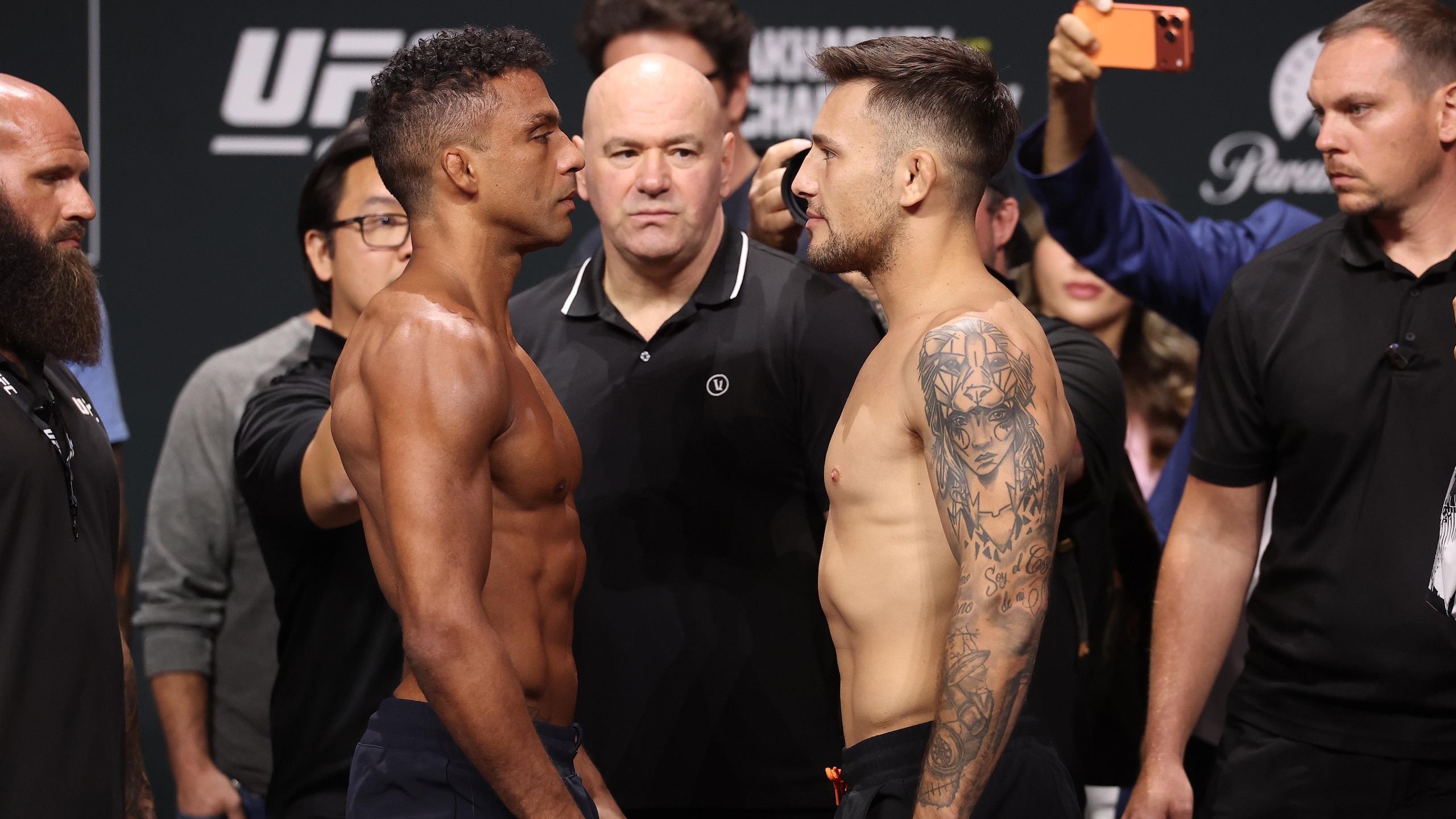 UFC 330: Makhachev v Machado Garry - Ceremonial Weigh-in UFC 330: Makhachev v Machado Garry - Ceremonial Weigh-in
