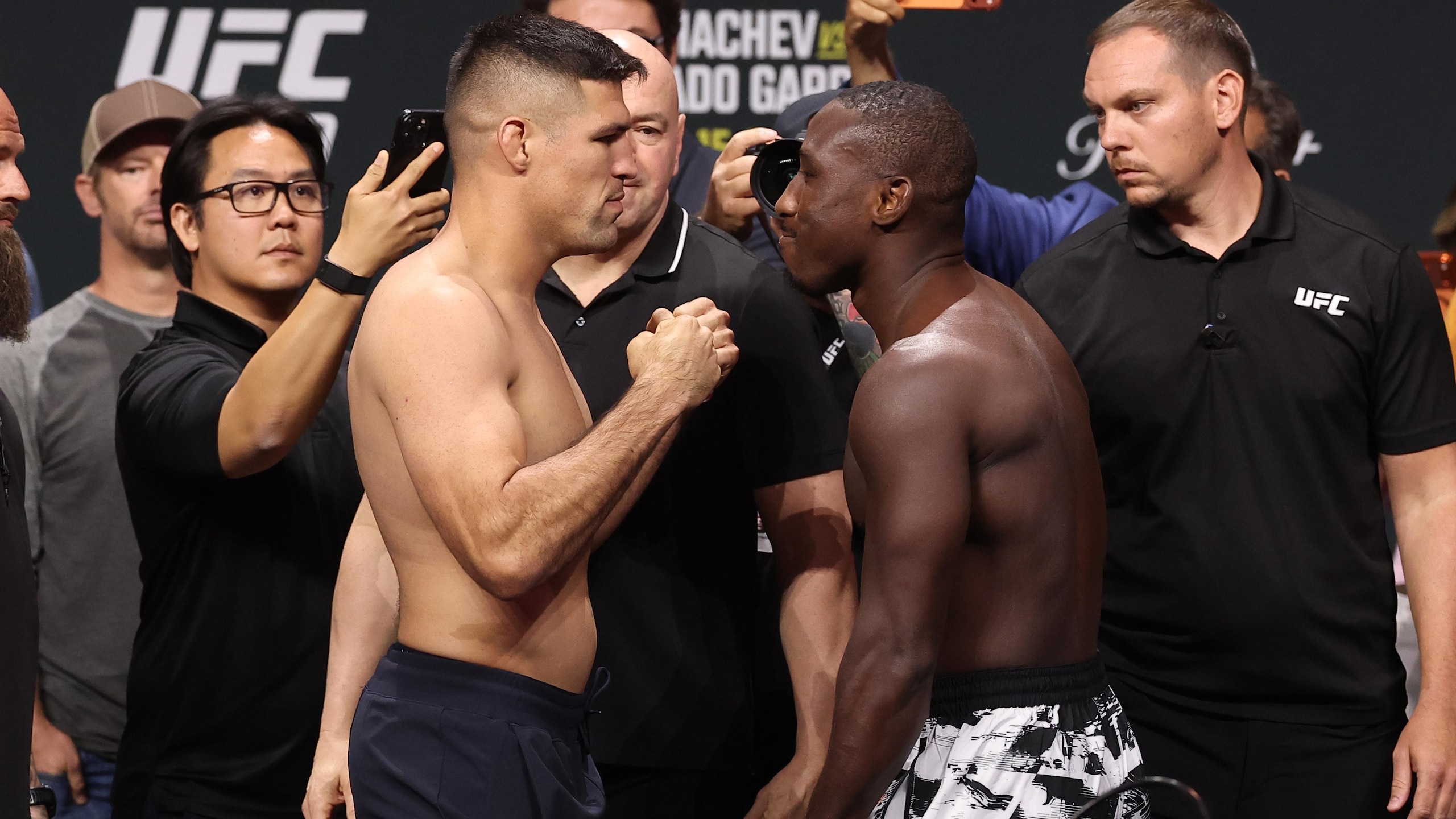 UFC 330: Makhachev v Machado Garry - Ceremonial Weigh-in UFC 330: Makhachev v Machado Garry - Ceremonial Weigh-in