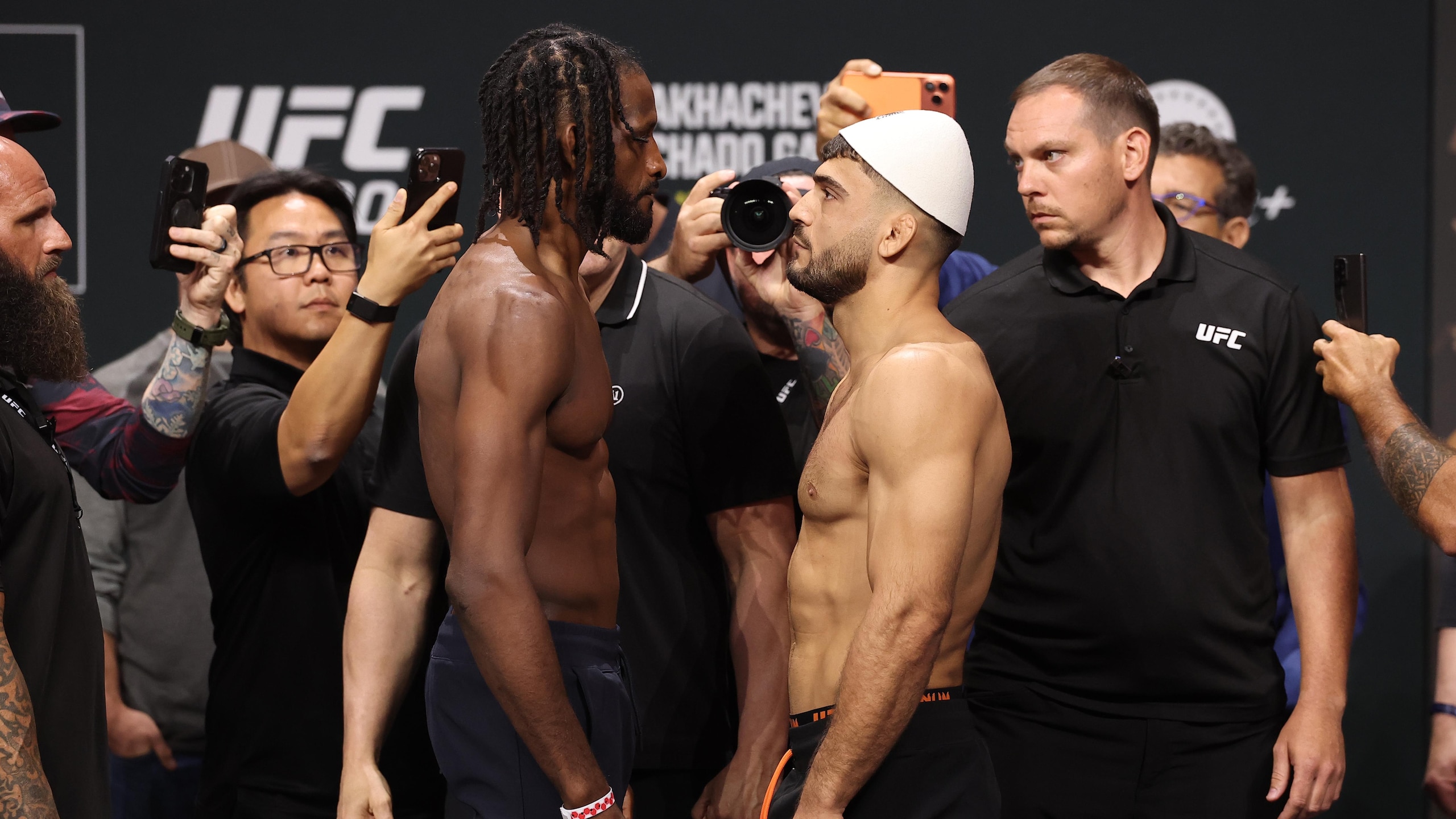 UFC 330: Makhachev v Machado Garry - Ceremonial Weigh-in UFC 330: Makhachev v Machado Garry - Ceremonial Weigh-in