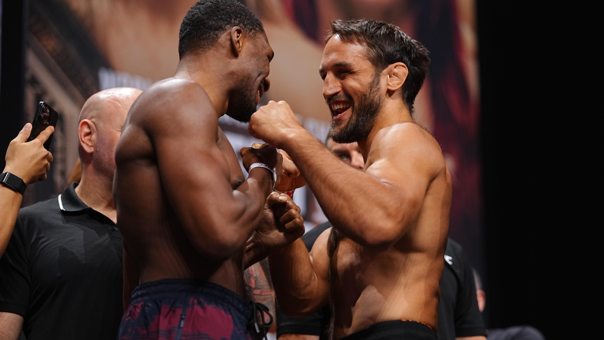 UFC 330: Makhachev v Machado Garry - Ceremonial Weigh-in UFC 330: Makhachev v Machado Garry - Ceremonial Weigh-in