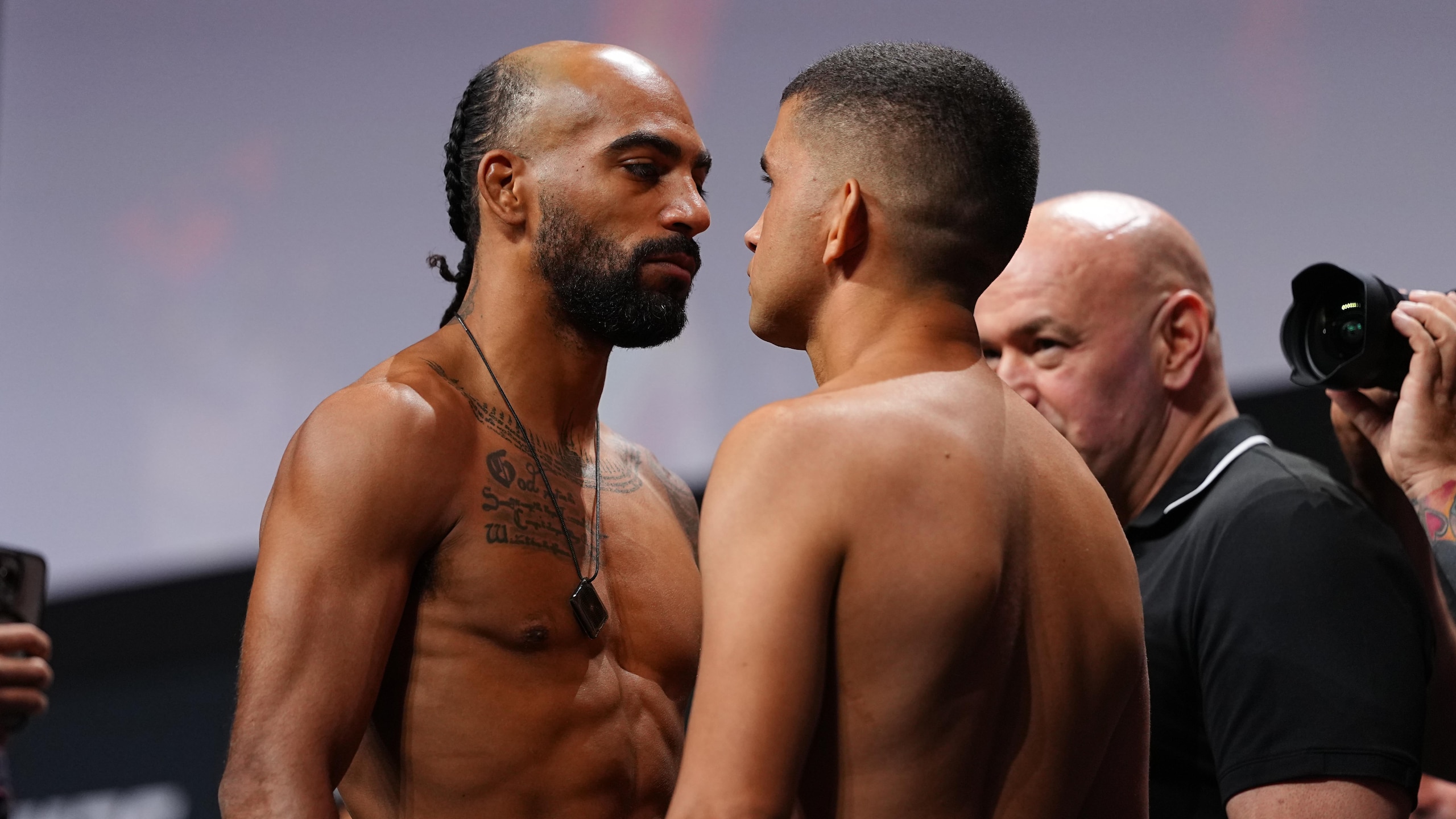 UFC 330: Makhachev v Machado Garry - Ceremonial Weigh-in UFC 330: Makhachev v Machado Garry - Ceremonial Weigh-in
