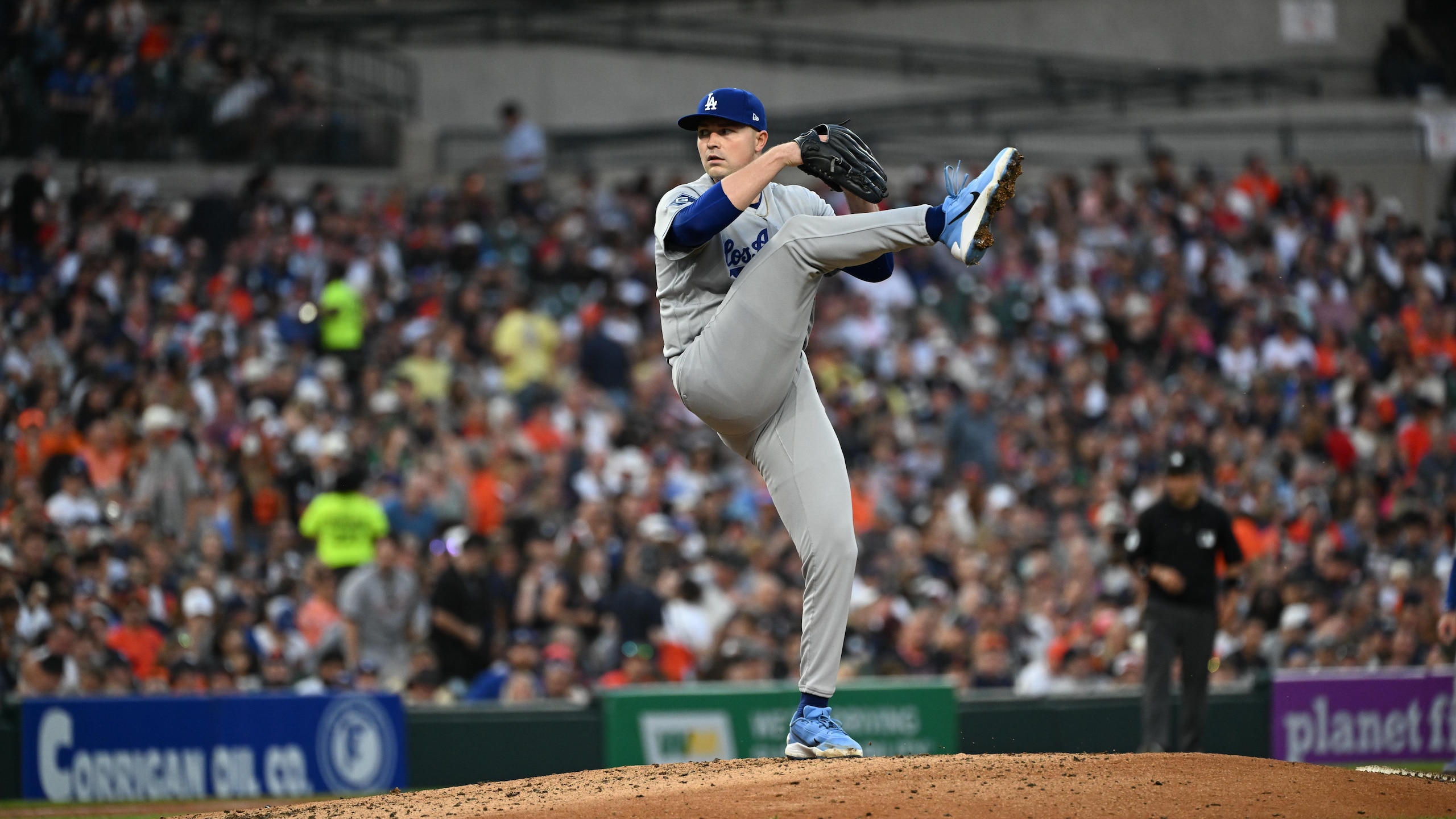 MLB: AUG 28 Dodgers at Tigers