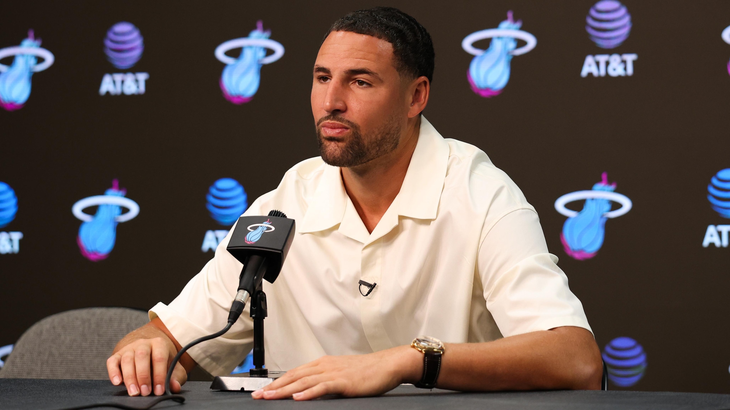 Miami Heat Introduces Klay Thompson Miami Heat Introduces Klay Thompson