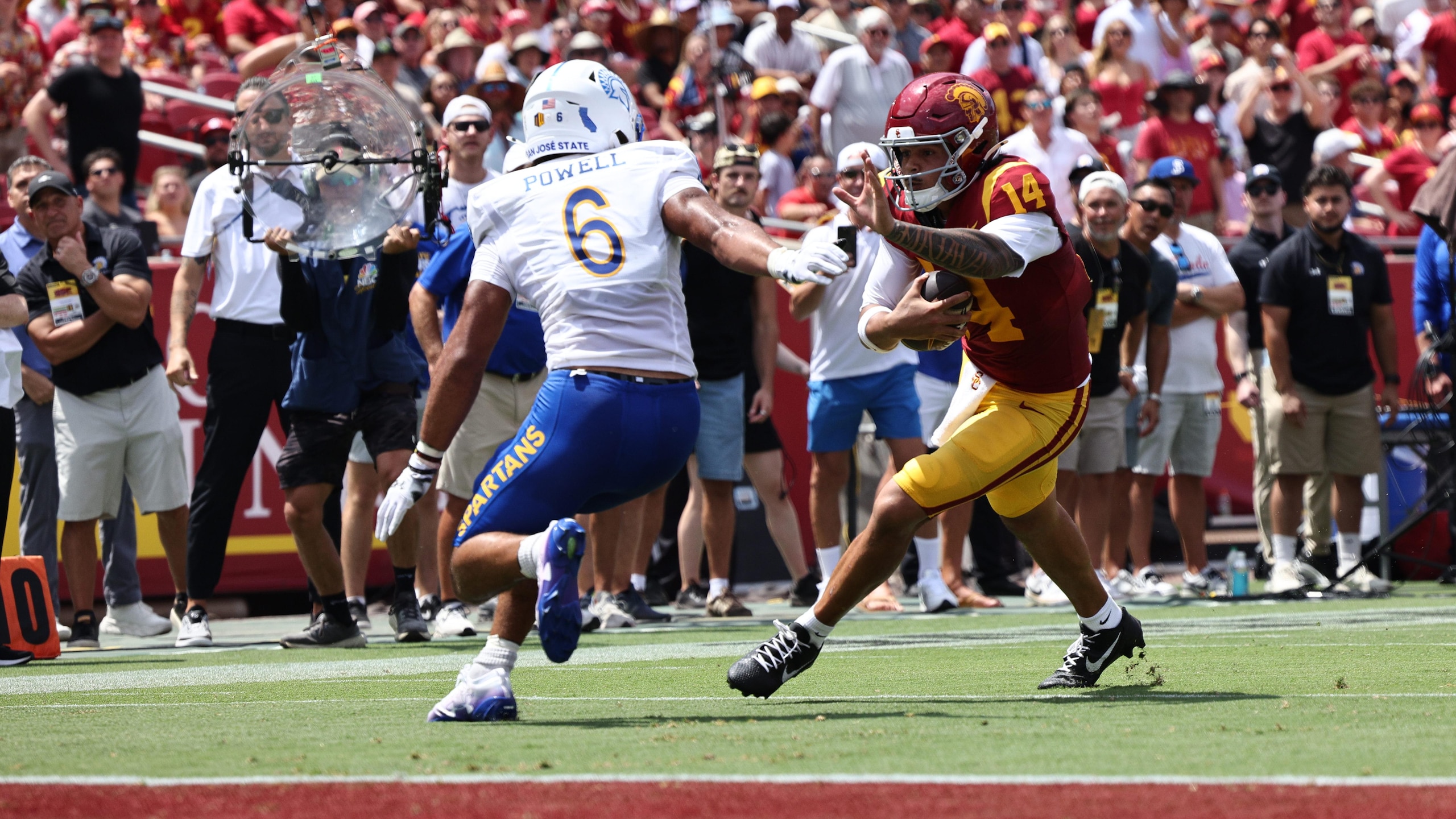 COLLEGE FOOTBALL: AUG 29 San Jose State at USC