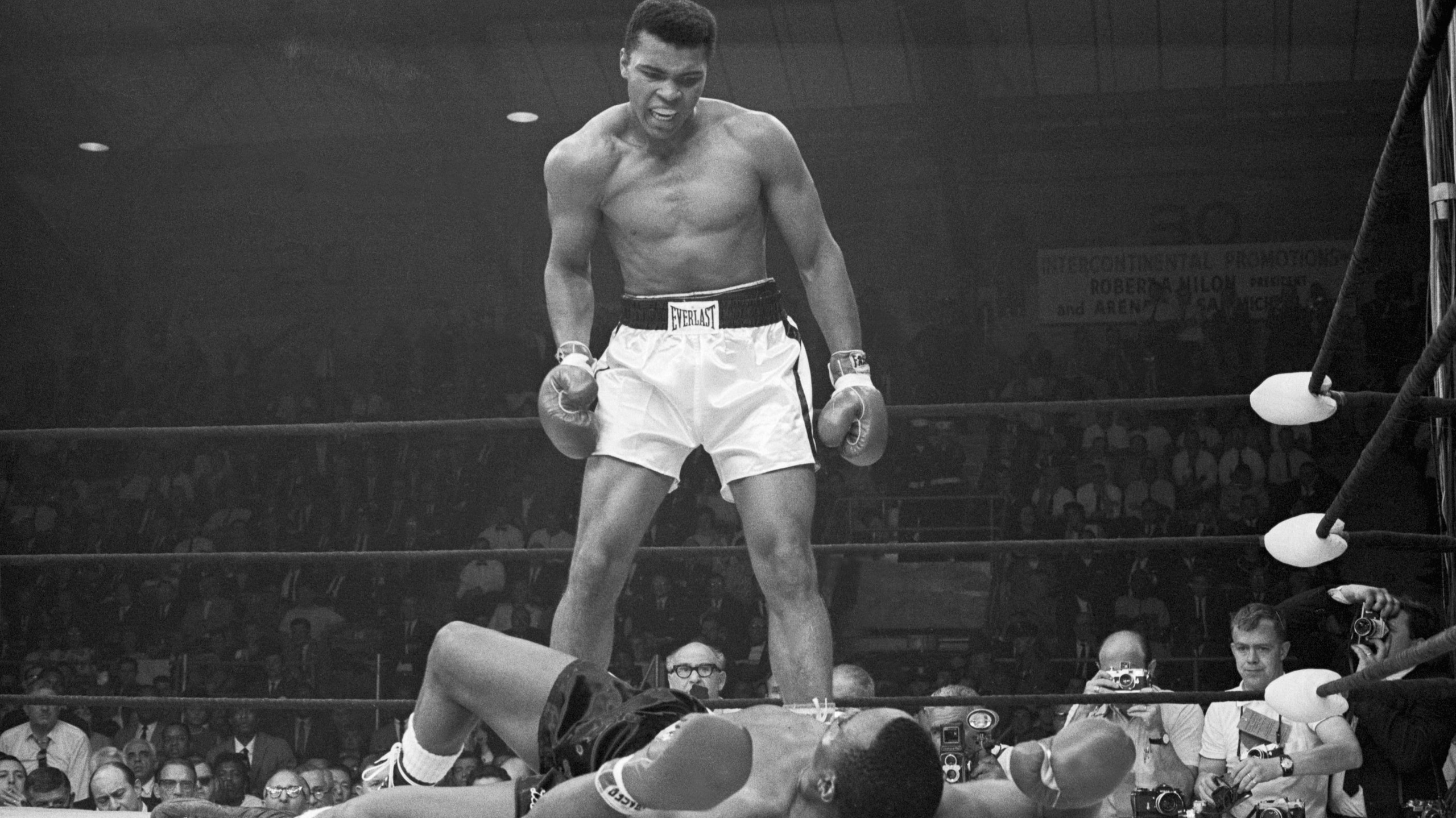 Muhammad Ali Taunting Sonny Liston