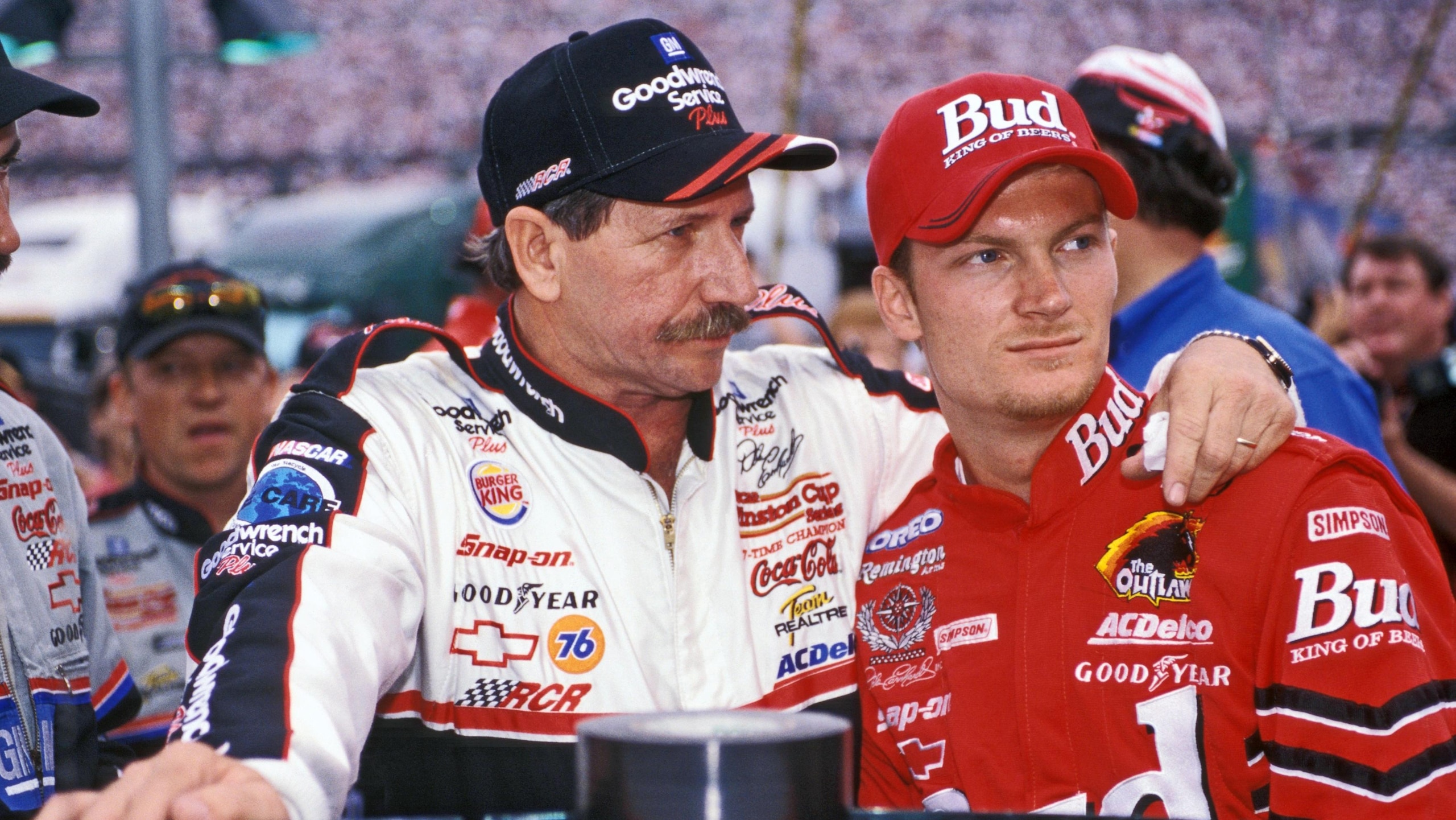 Dale Earnhardt Sr and Dale Earnhardt Jr, 200 Sharpie 500