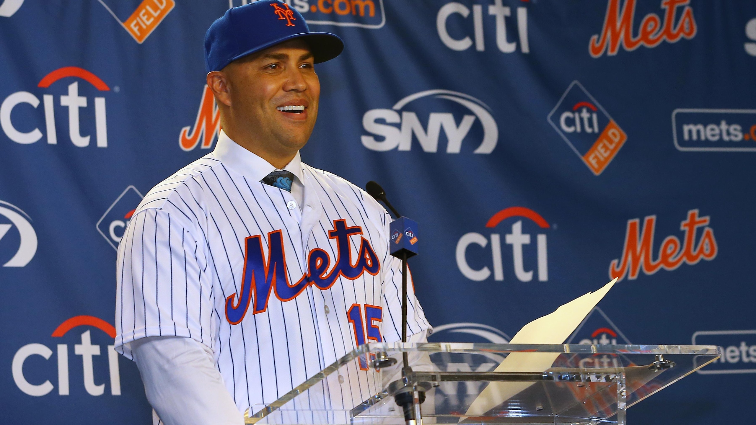New York Mets Introduce Carlos Beltran - Press Conference