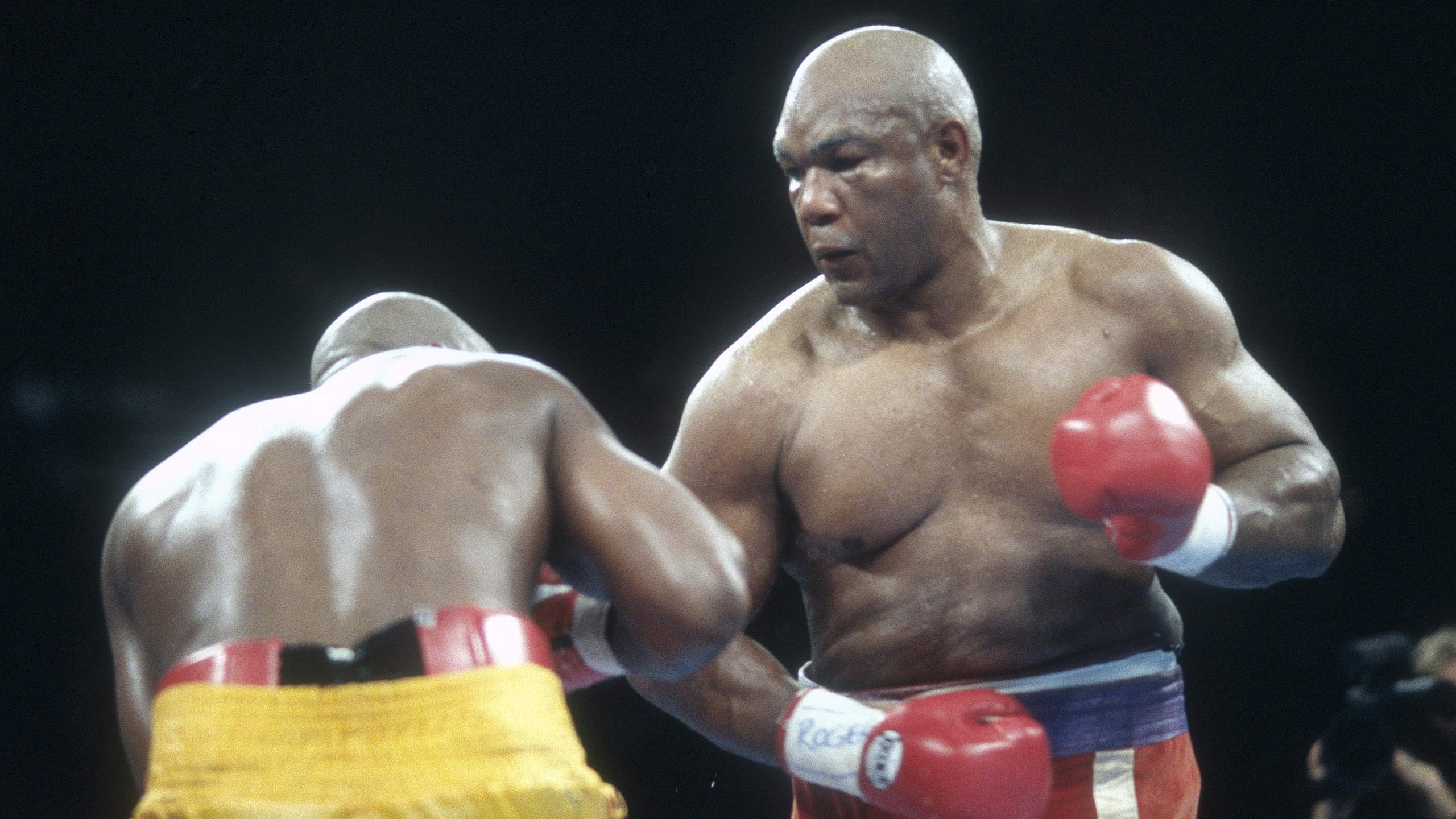 WBA and IBF Heavyweight Tittle Fight - George Foreman v Michael Moorer