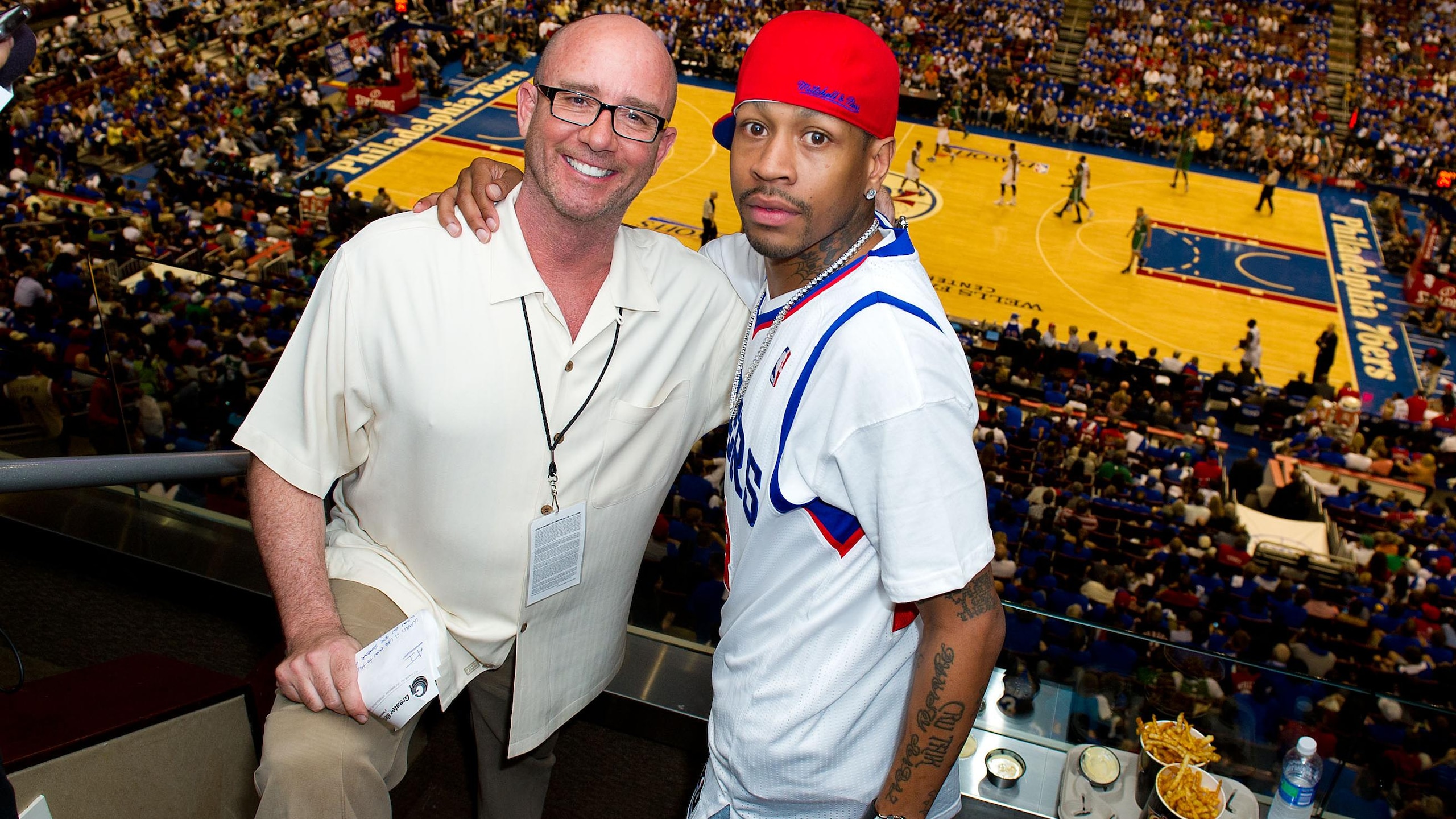 Allen Iverson Wears Reebok Questions En Route To 76ers Game
