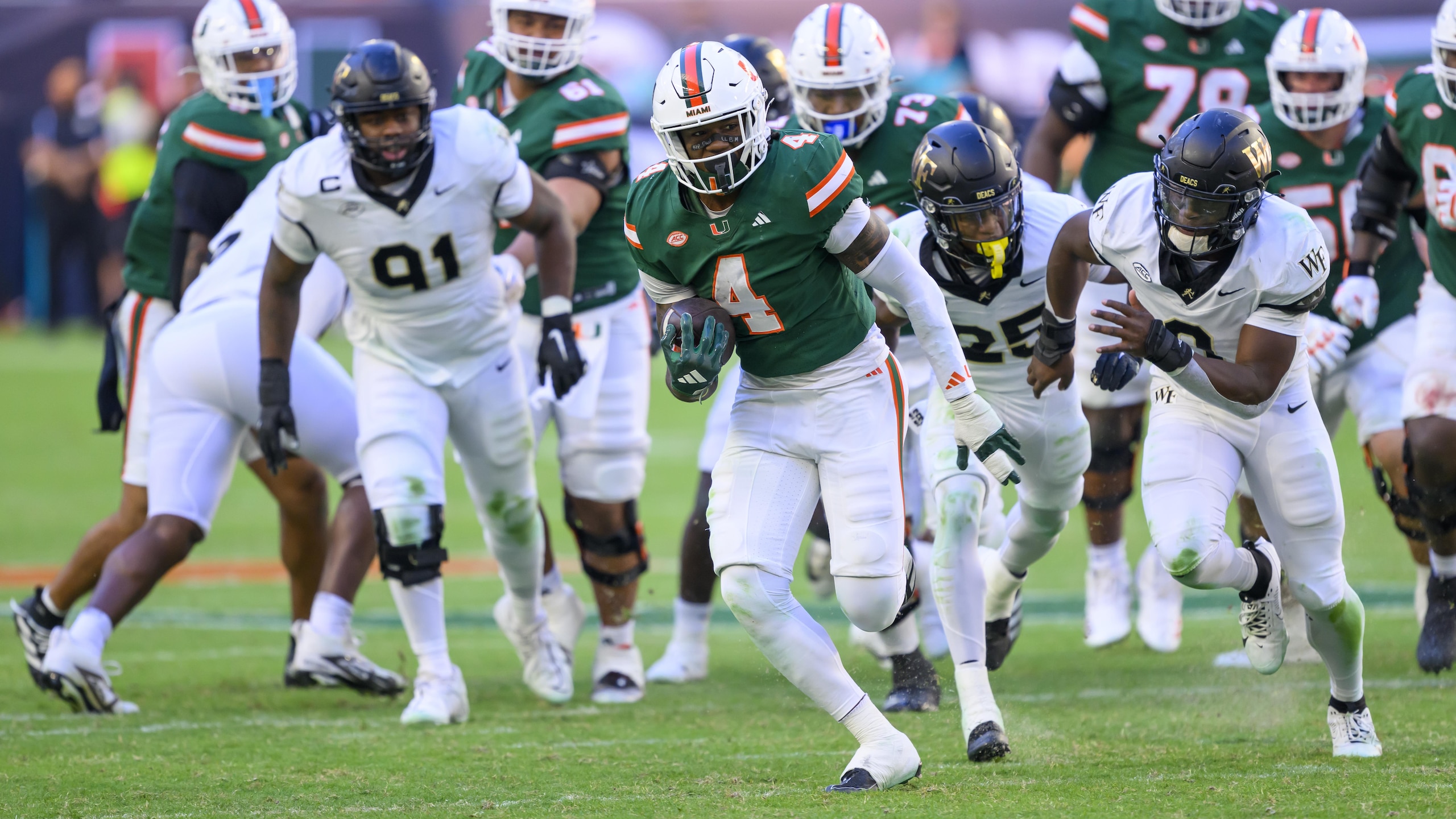COLLEGE FOOTBALL: NOV 23 Wake Forest at Miami