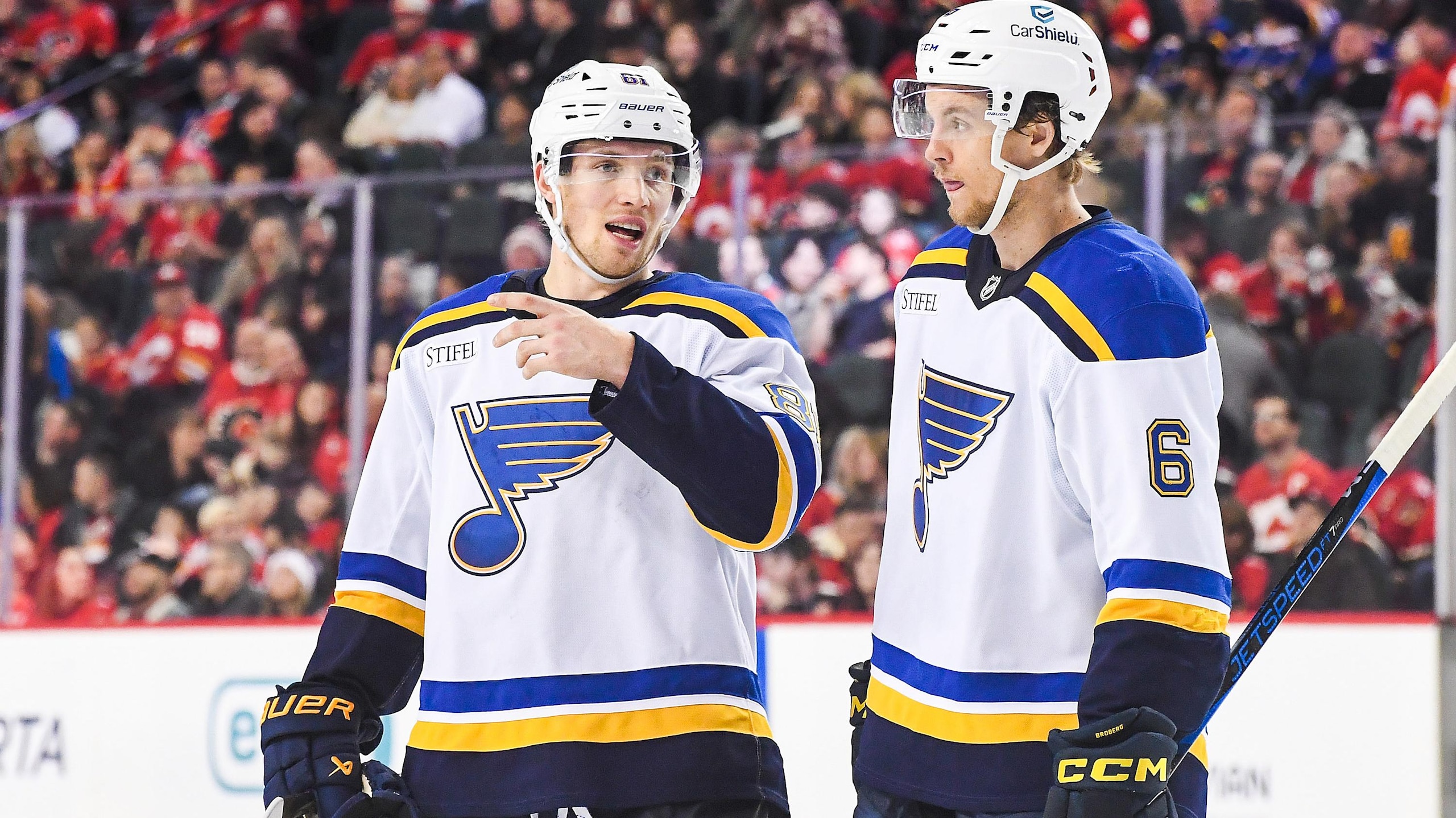 St Louis Blues v Calgary Flames St Louis Blues v Calgary Flames