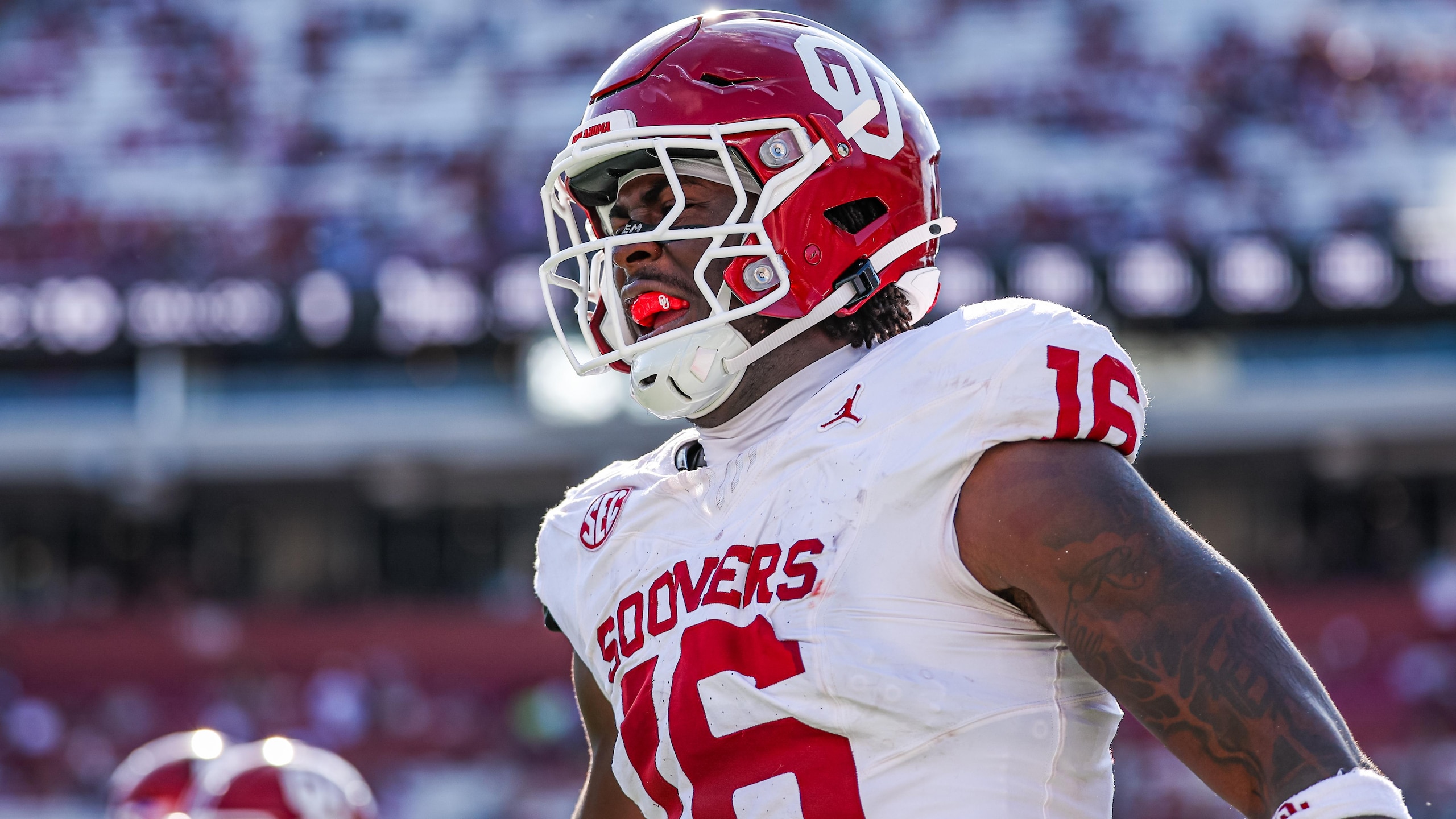 Oklahoma's Danny Okoye Will Donate Money to 9/11 Foundation Based on 2026 CFB Season Performance Oklahoma's Danny Okoye Will Donate Money to 9/11 Foundation Based on 2026 CFB Season Performance