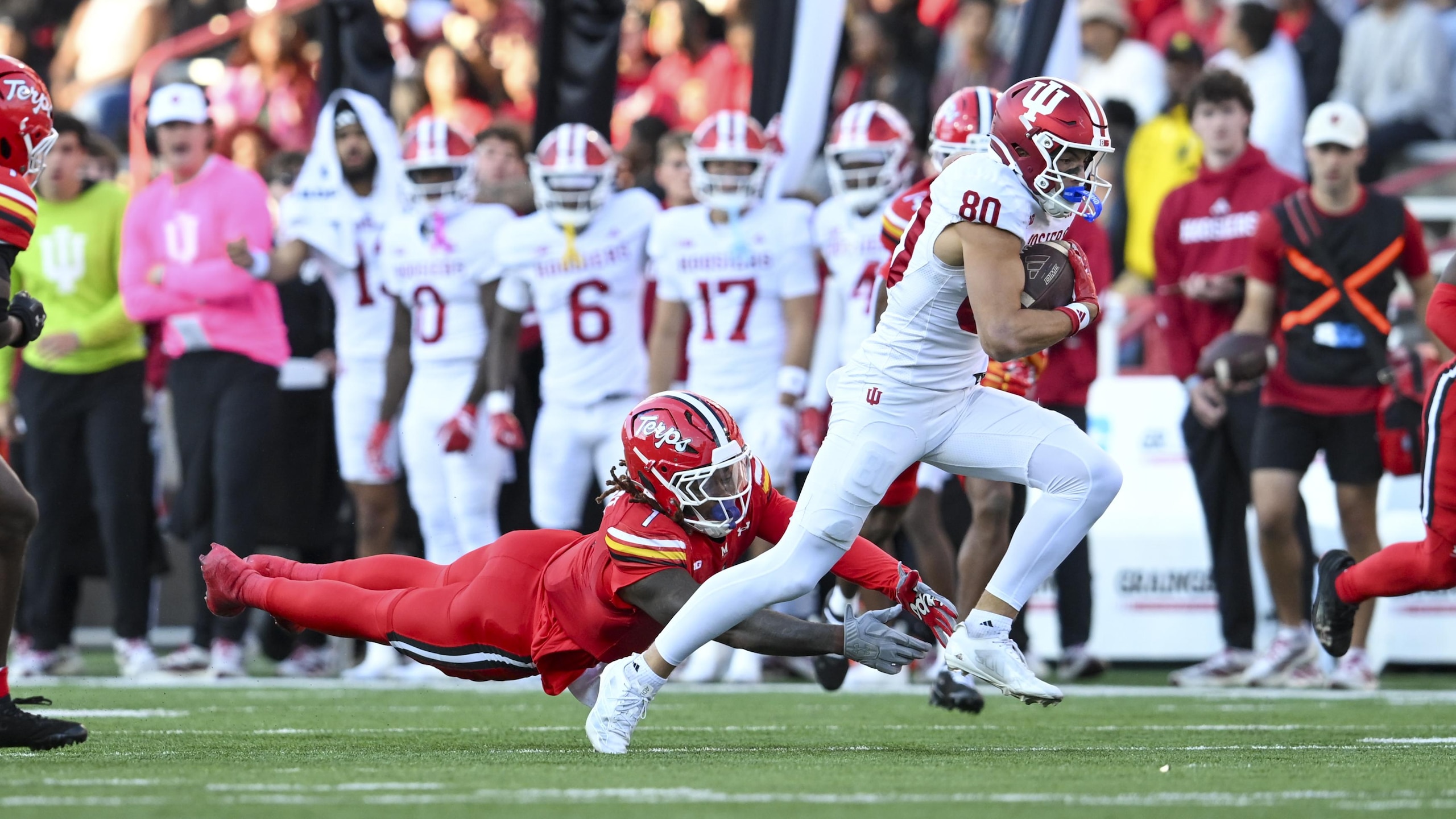 COLLEGE FOOTBALL: NOV 01 Indiana at Maryland