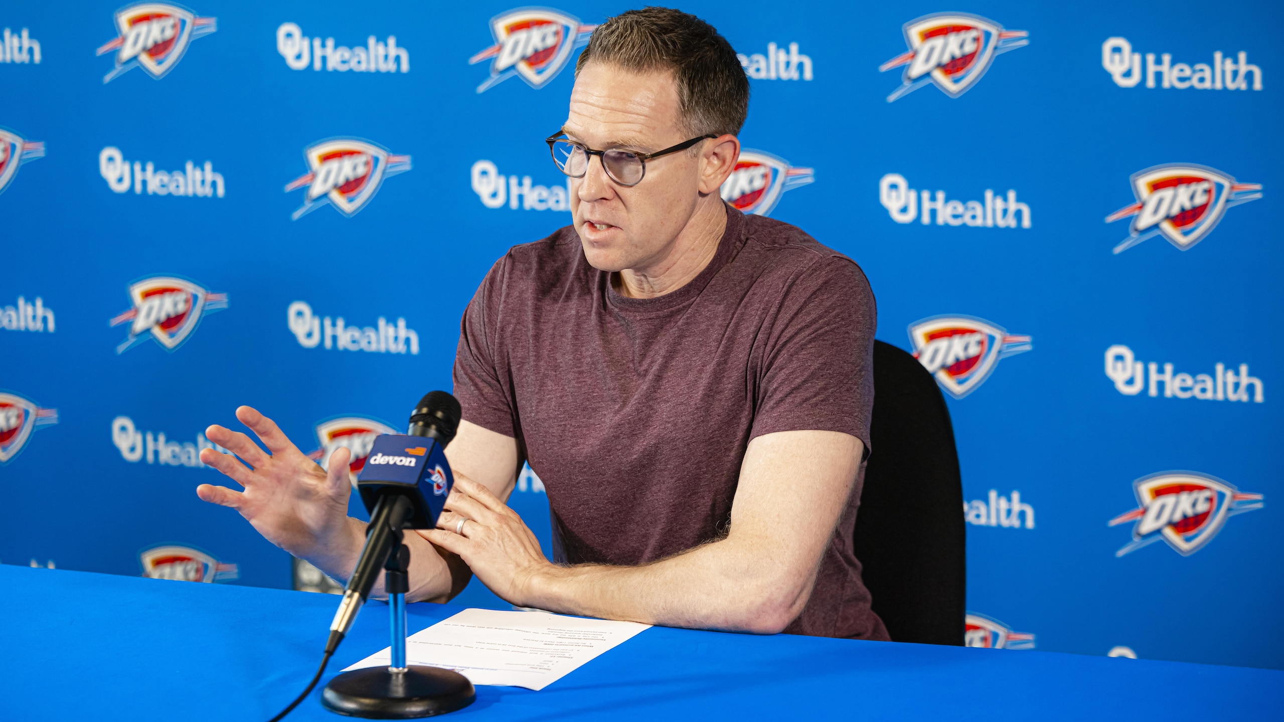 Sam Presti End of Season Media Availability