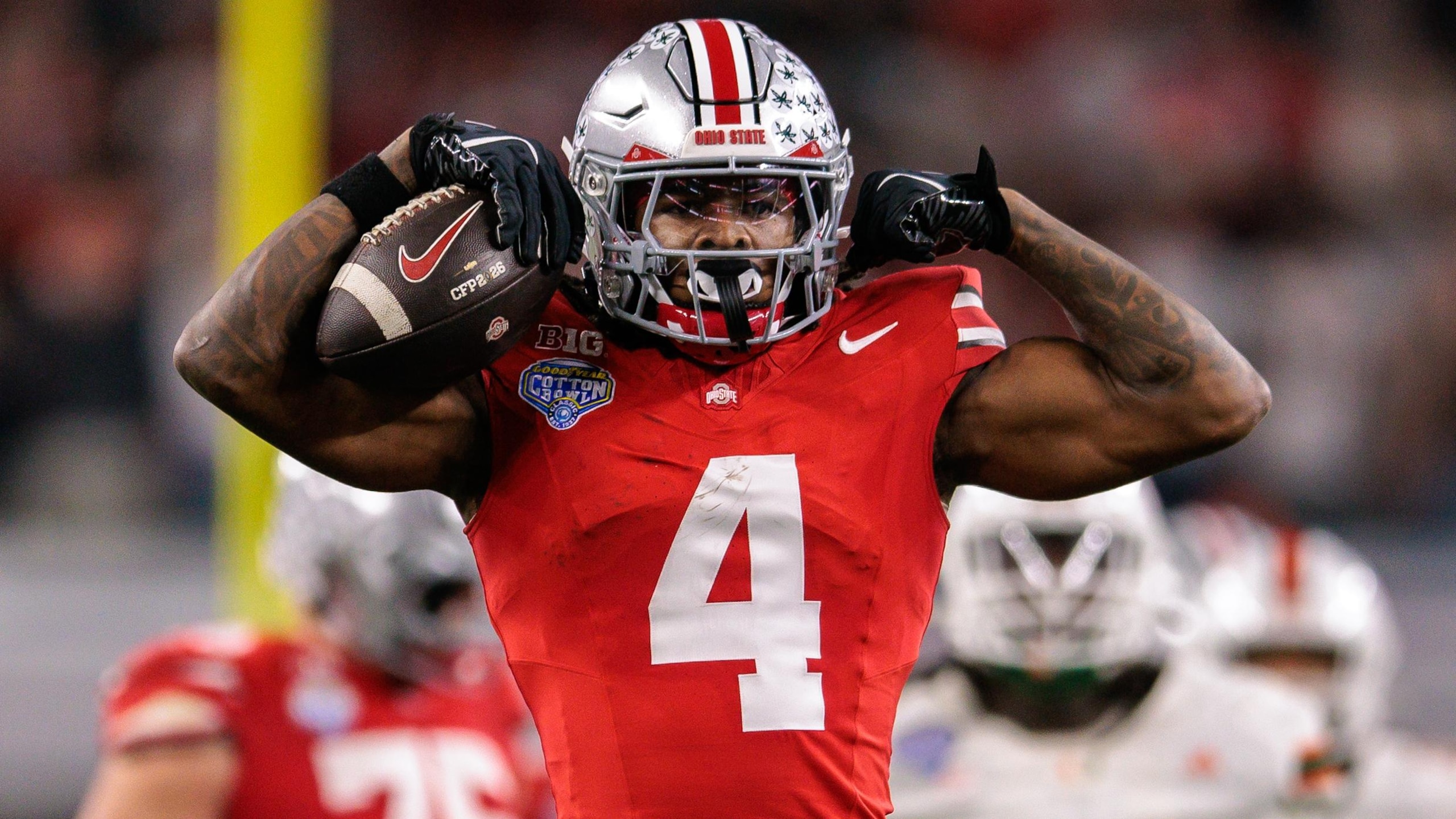 COLLEGE FOOTBALL: DEC 31 College Football Playoff Quarterfinal at the Goodyear Cotton Bowl Classic Miami vs Ohio State COLLEGE FOOTBALL: DEC 31 College Football Playoff Quarterfinal at the Goodyear Cotton Bowl Classic Miami vs Ohio State