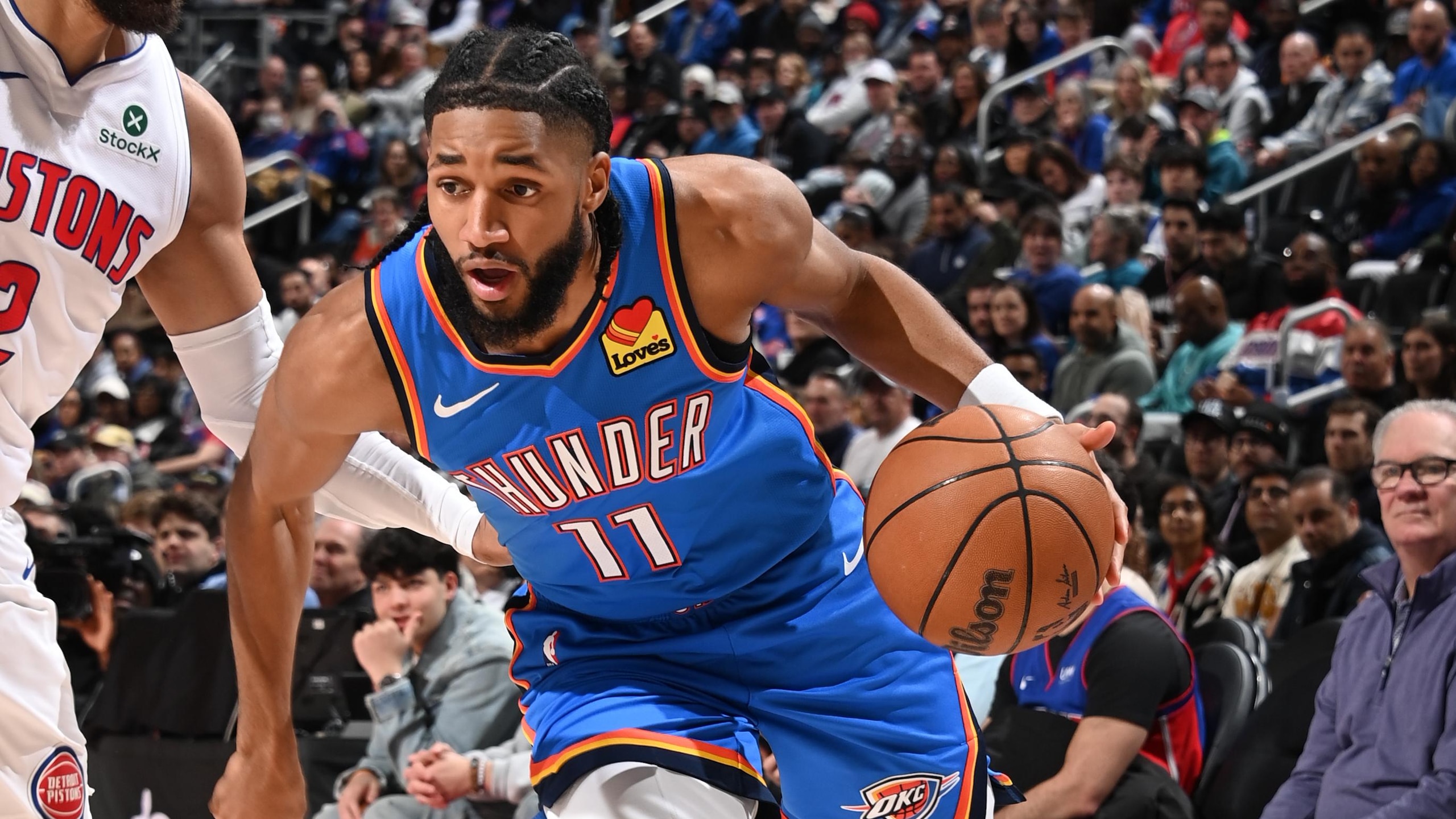 Oklahoma City Thunder v Detroit Pistons