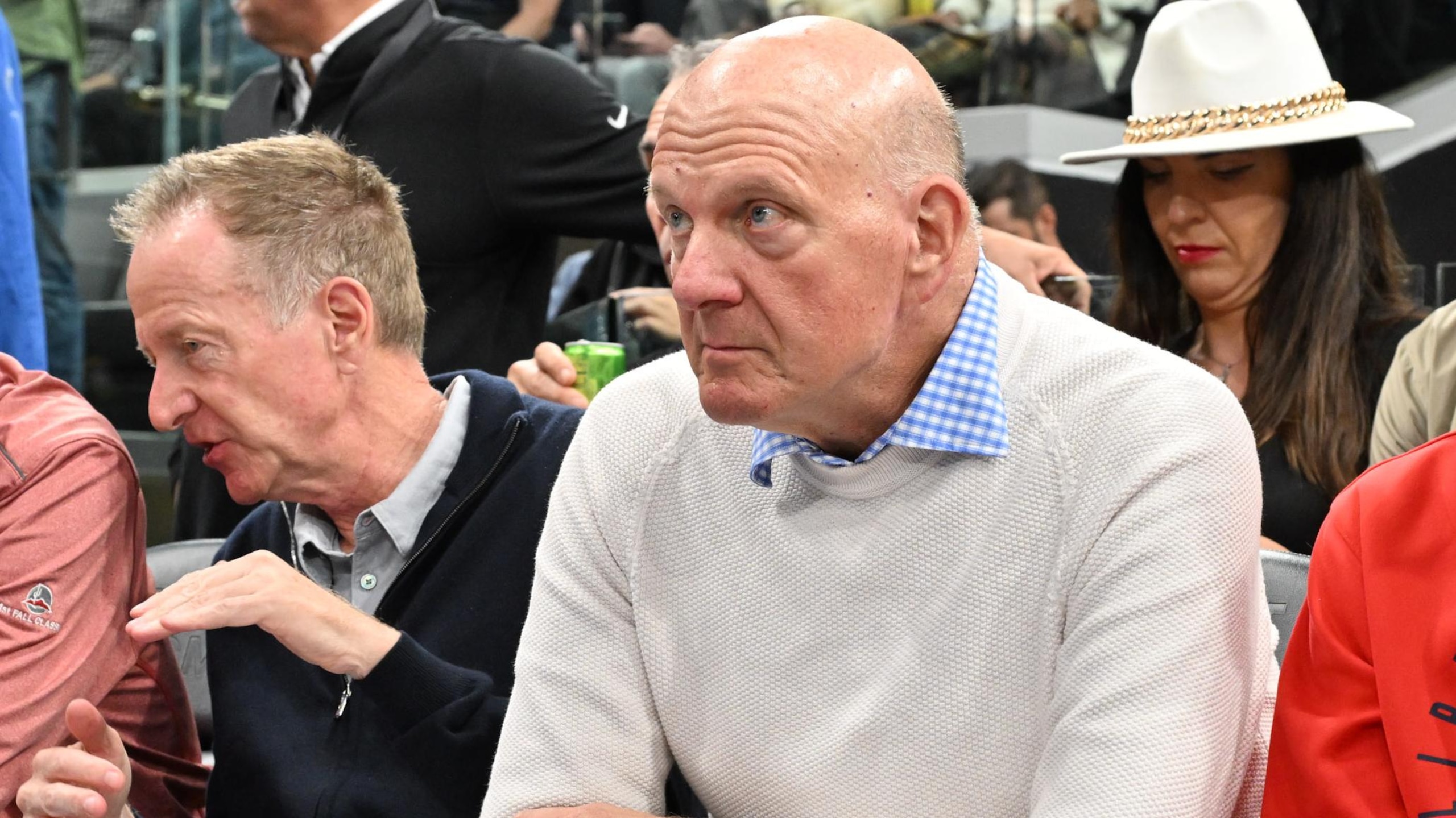 Celebrities At The Los Angeles Clippers Game