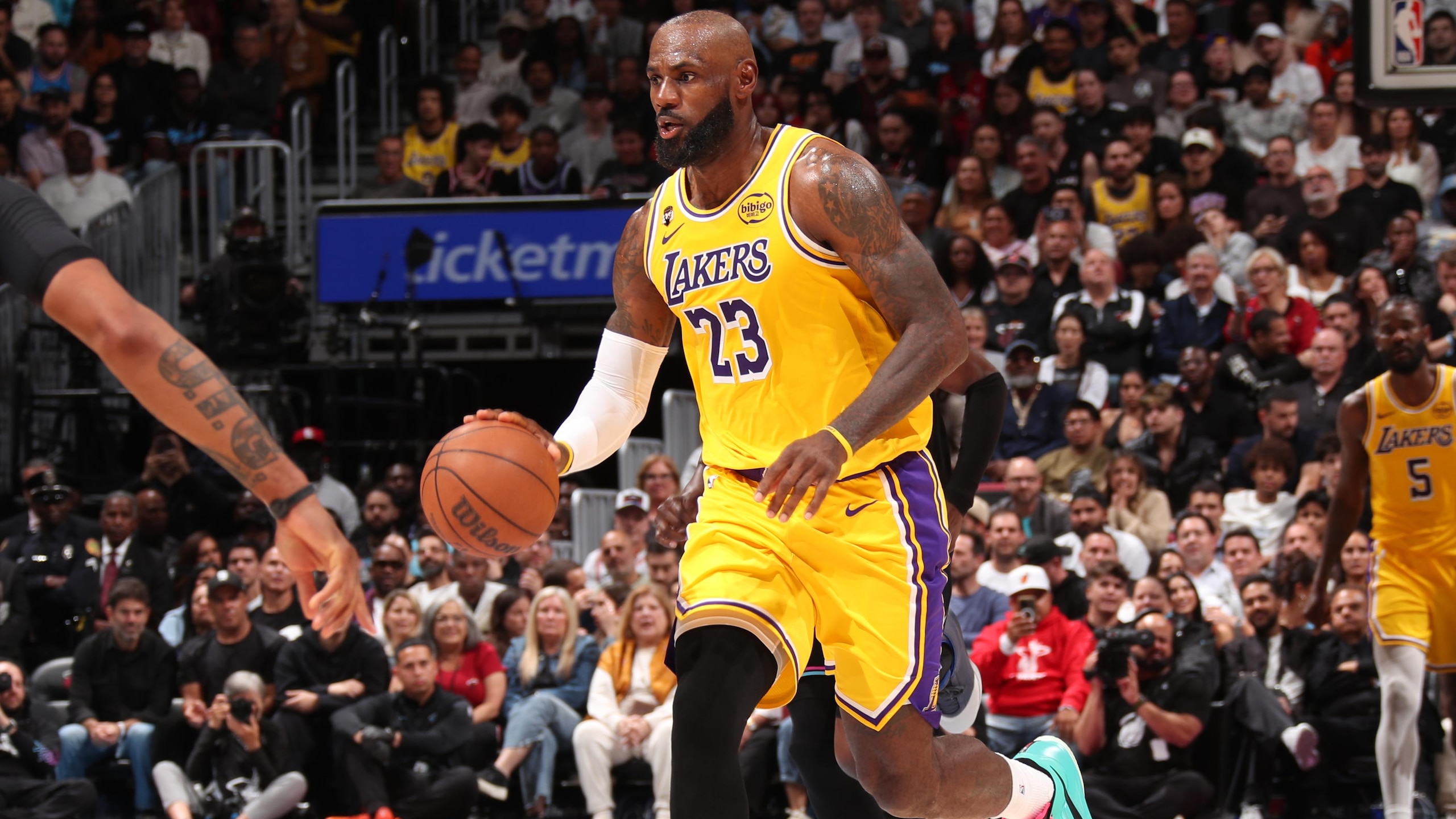 Los Angeles Lakers v Miami Heat