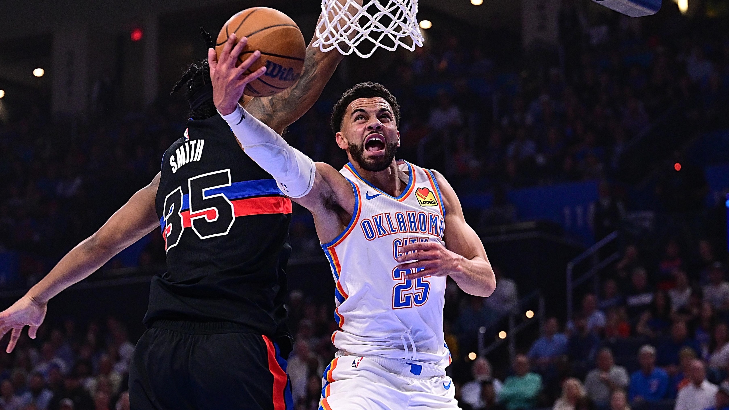 Detroit Pistons v Oklahoma City Thunder Detroit Pistons v Oklahoma City Thunder