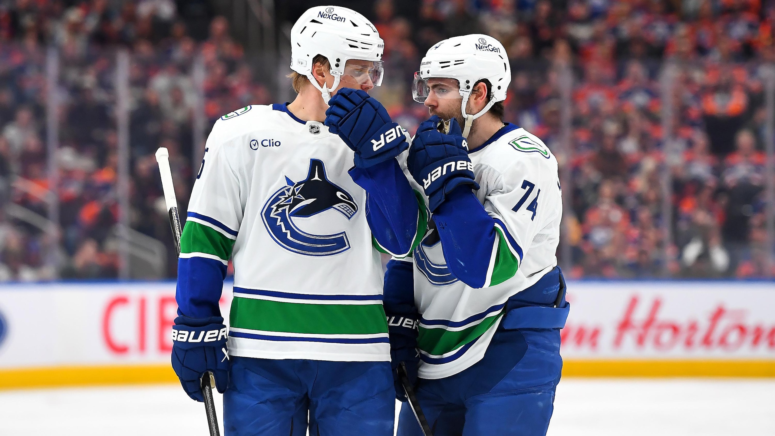 Vancouver Canucks v Edmonton Oilers