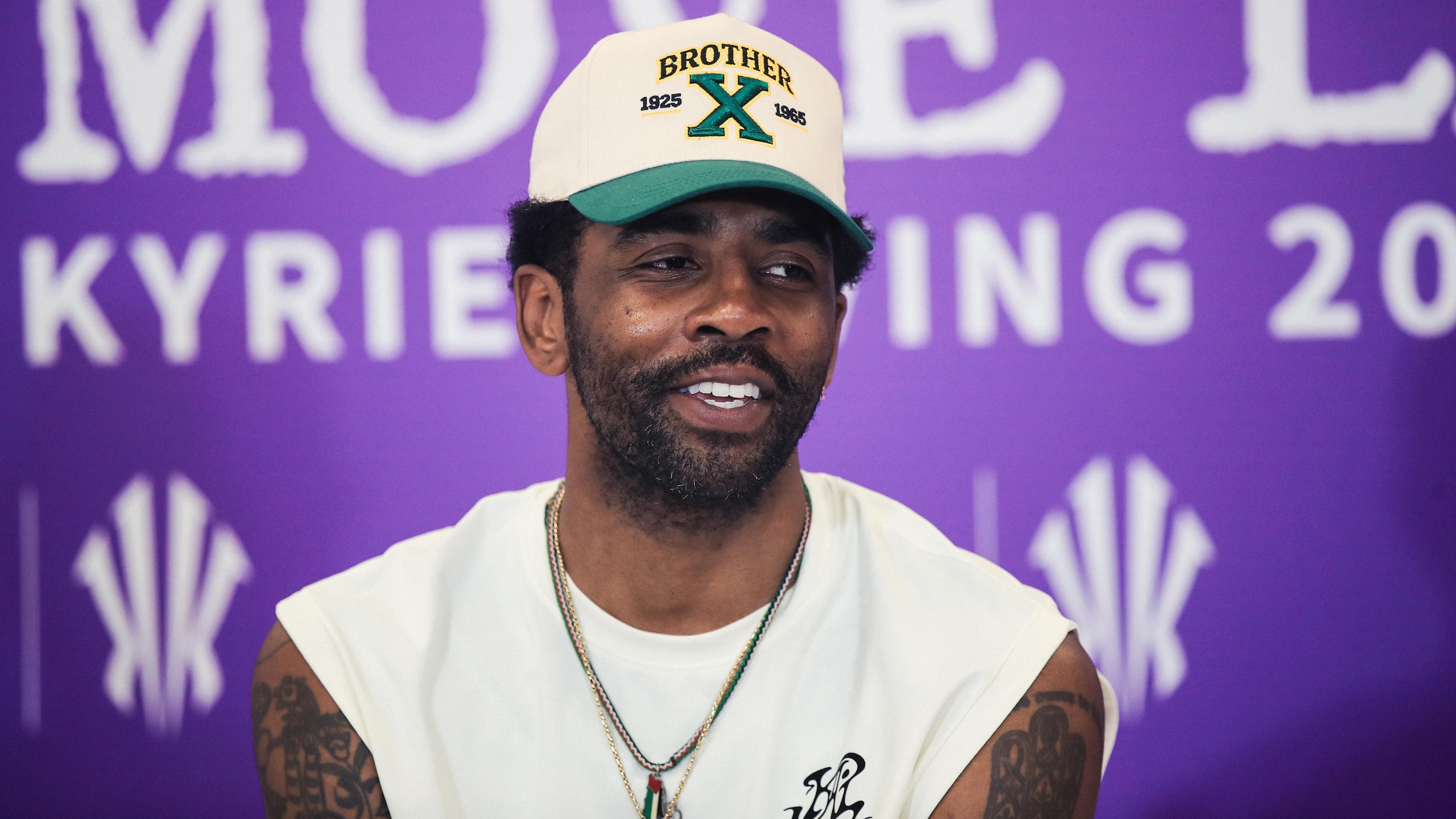 NBA Star Kyrie Irving Attends Media Event In Chengdu