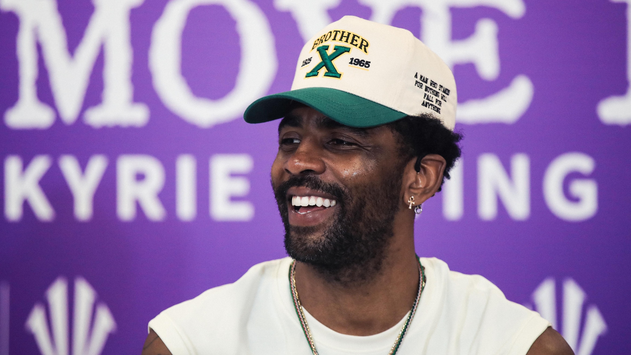 NBA Star Kyrie Irving Attends Media Event In Chengdu