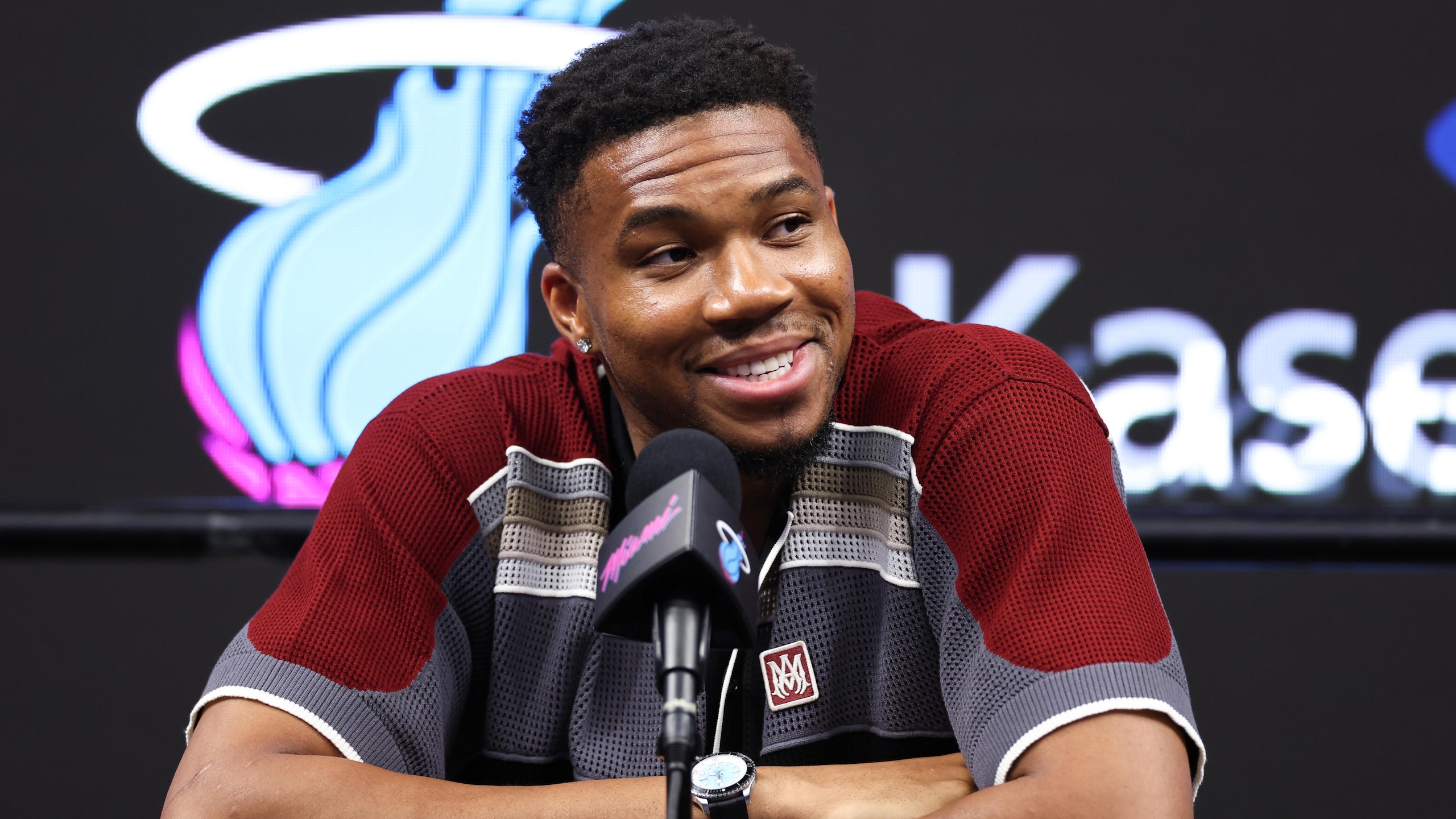 Miami Heat Introduces Bobby Portis, Jr. and Giannis Antetokounmpo