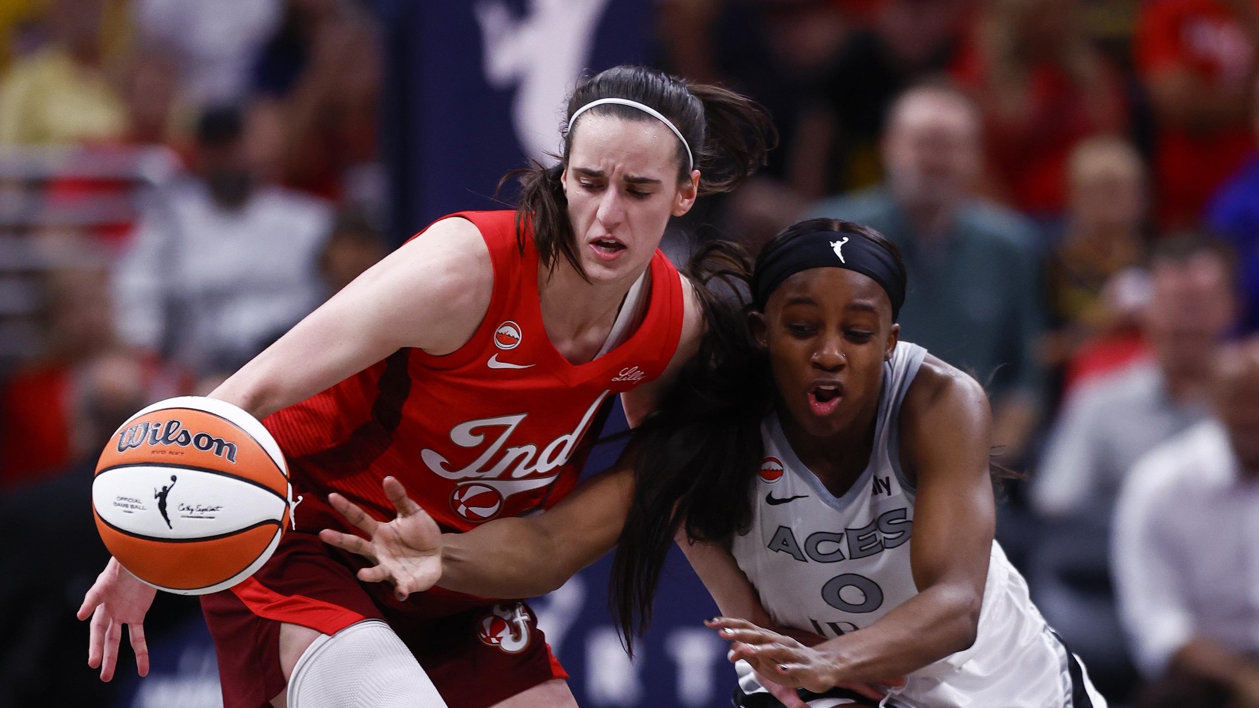 WNBA: AUG 06 Las Vegas Aces at Indiana Fever