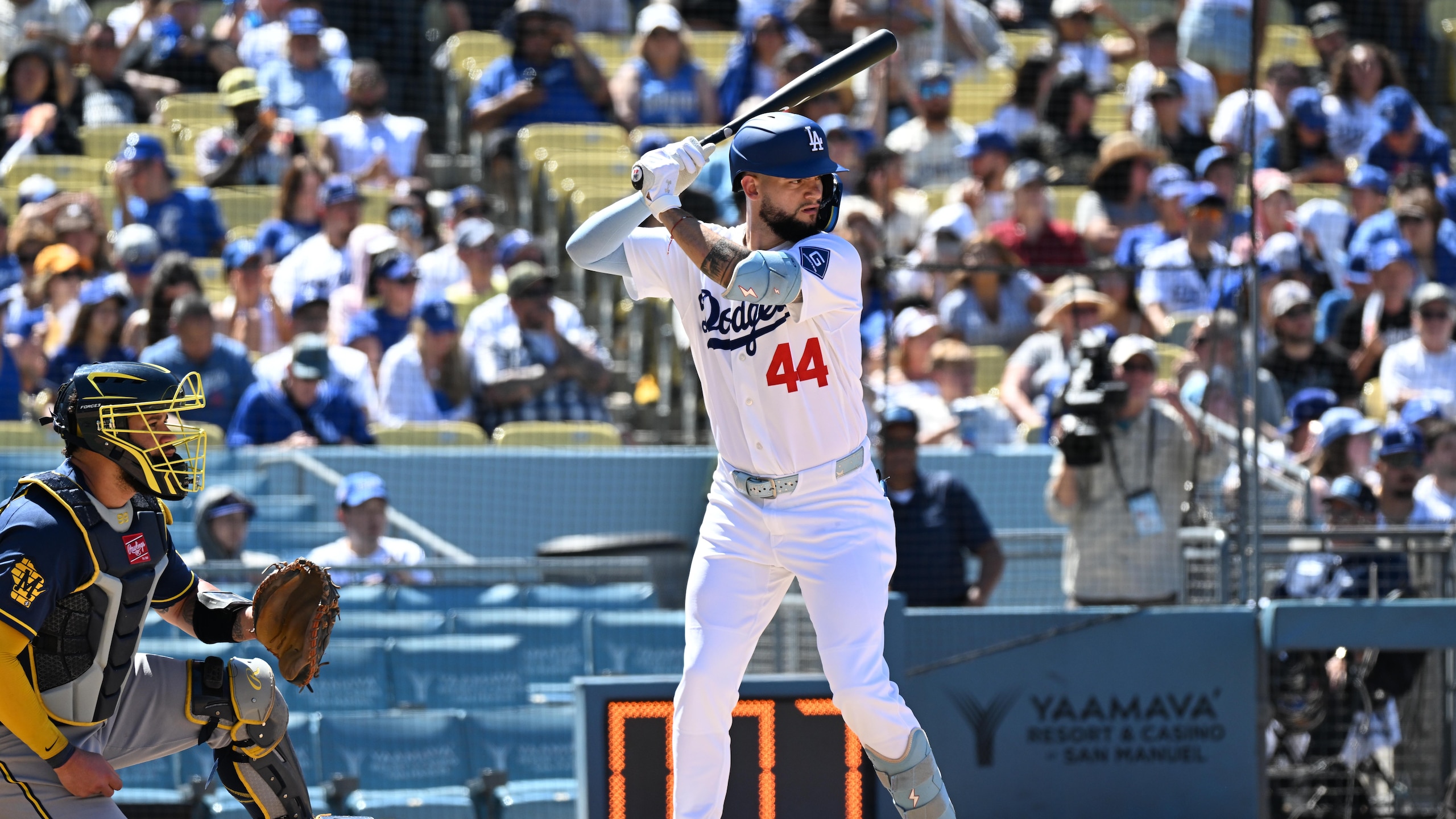 Milwaukee Brewers v Los Angeles Dodgers