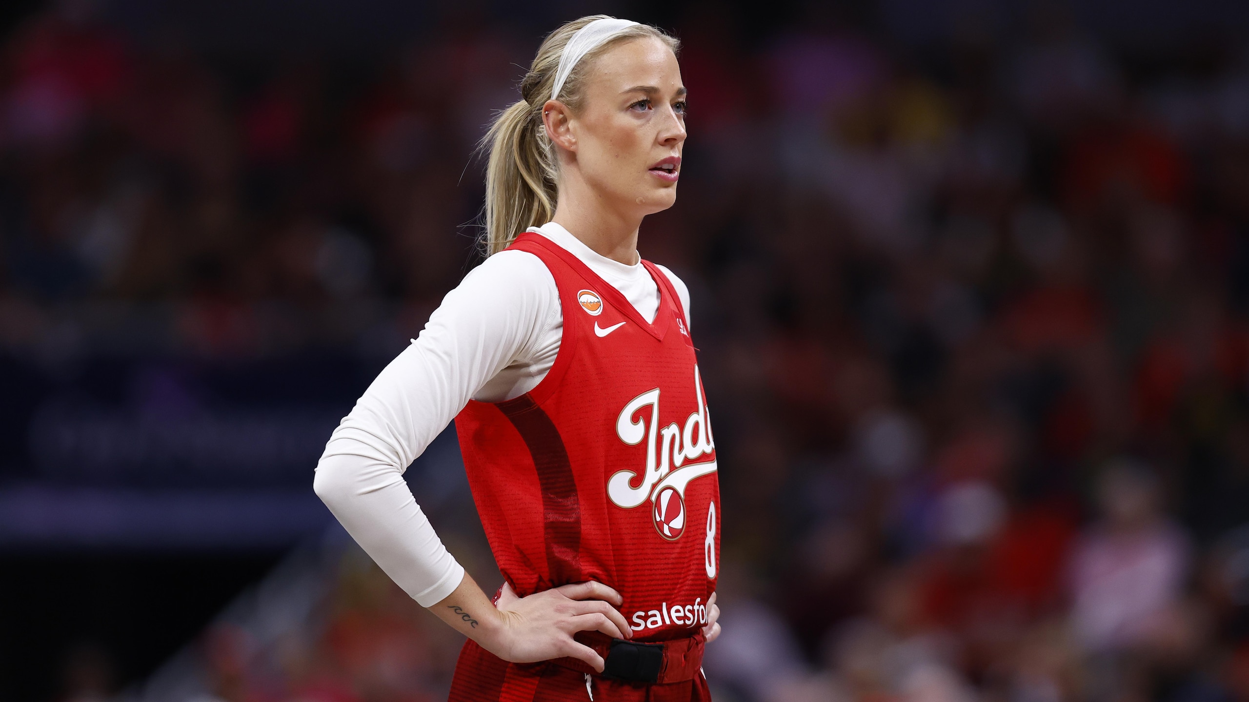 WNBA: AUG 28 Connecticut Sun at Indiana Fever
