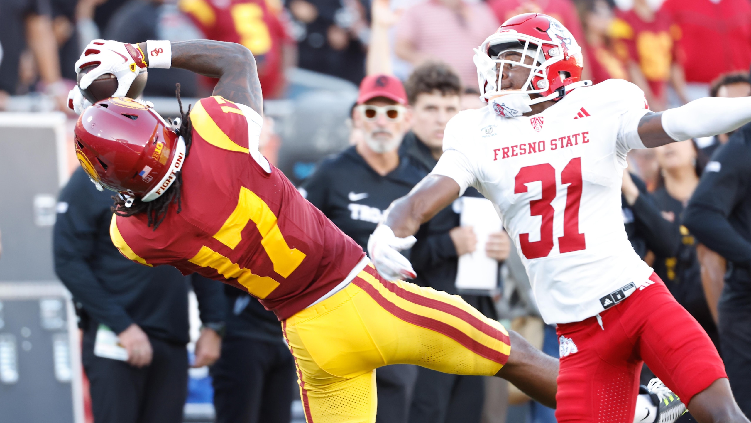 COLLEGE FOOTBALL: SEP 04 Fresno State at USC