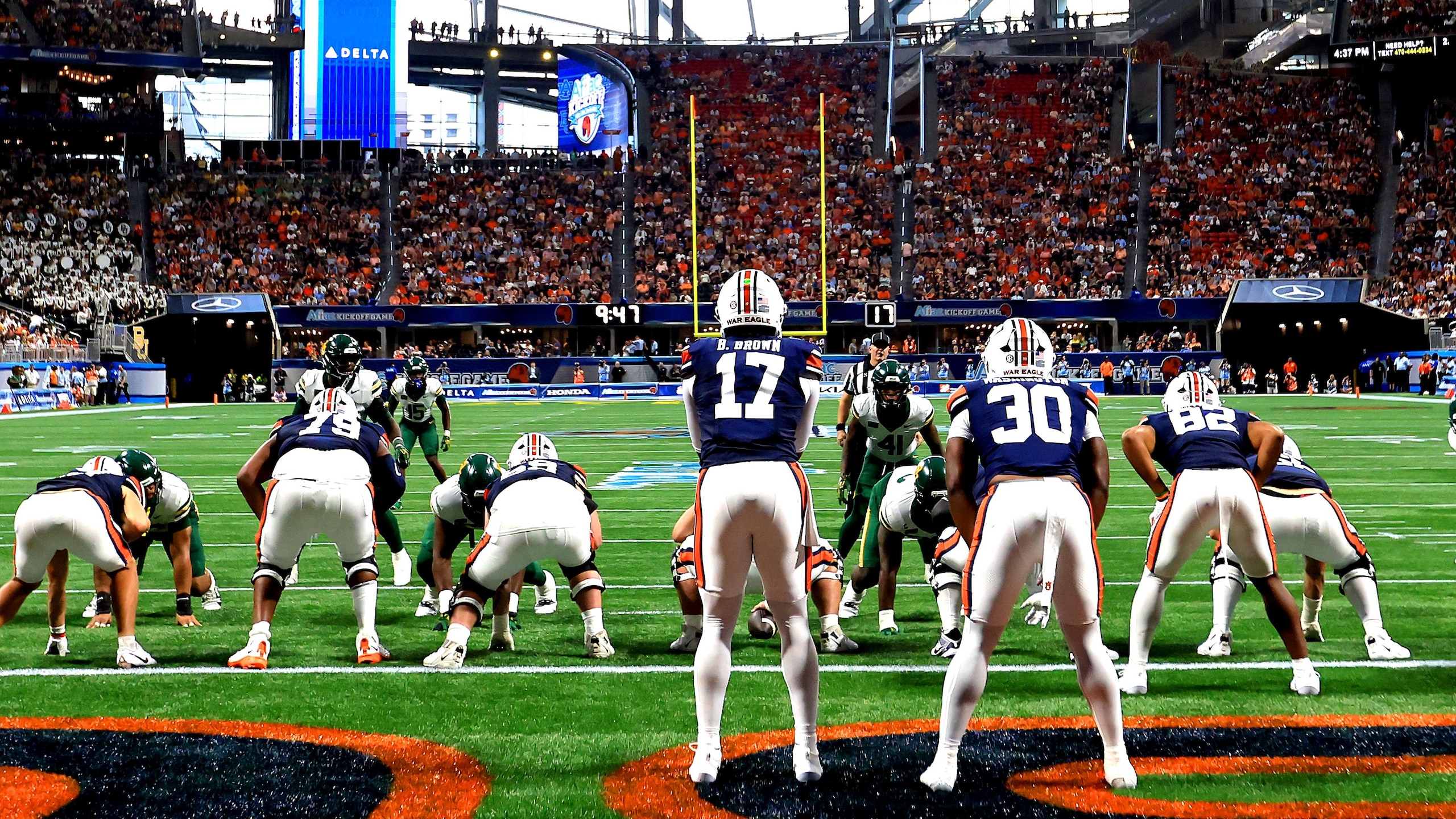 COLLEGE FOOTBALL: SEP 05 Baylor vs Auburn