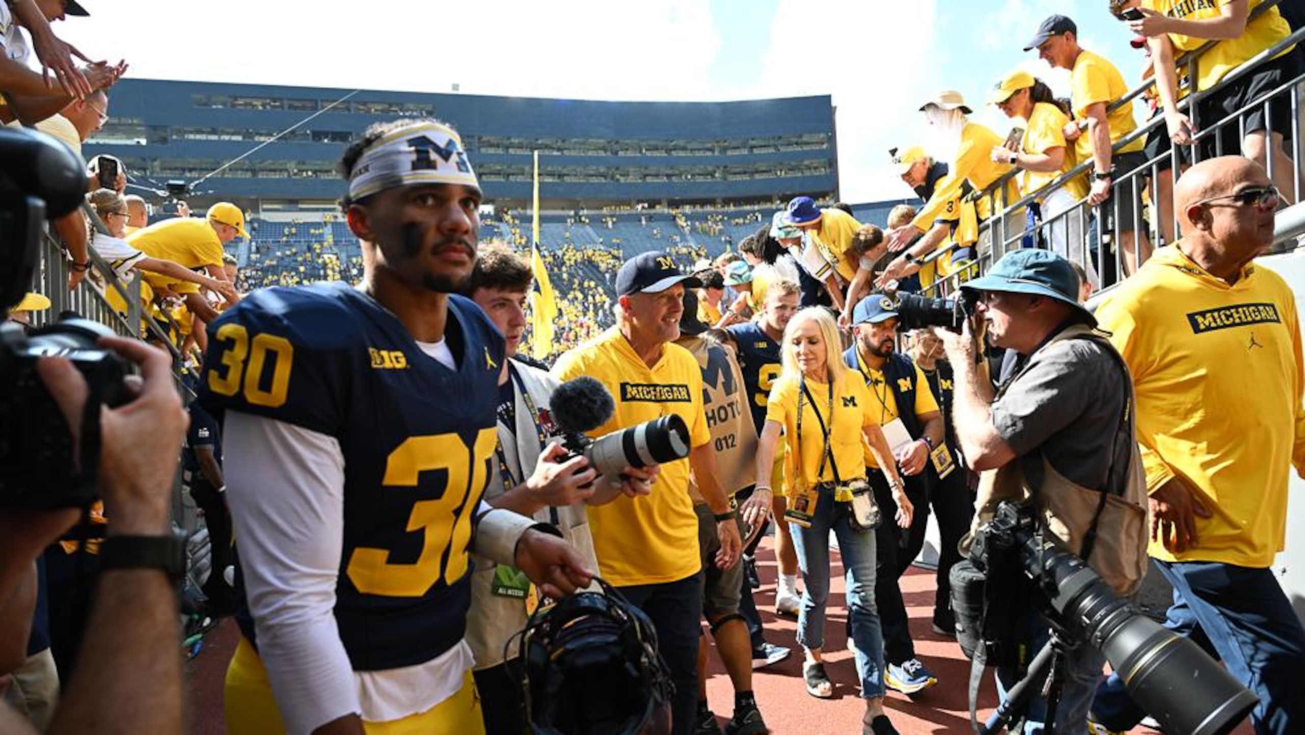 COLLEGE FOOTBALL: SEP 12 Oklahoma at Michigan