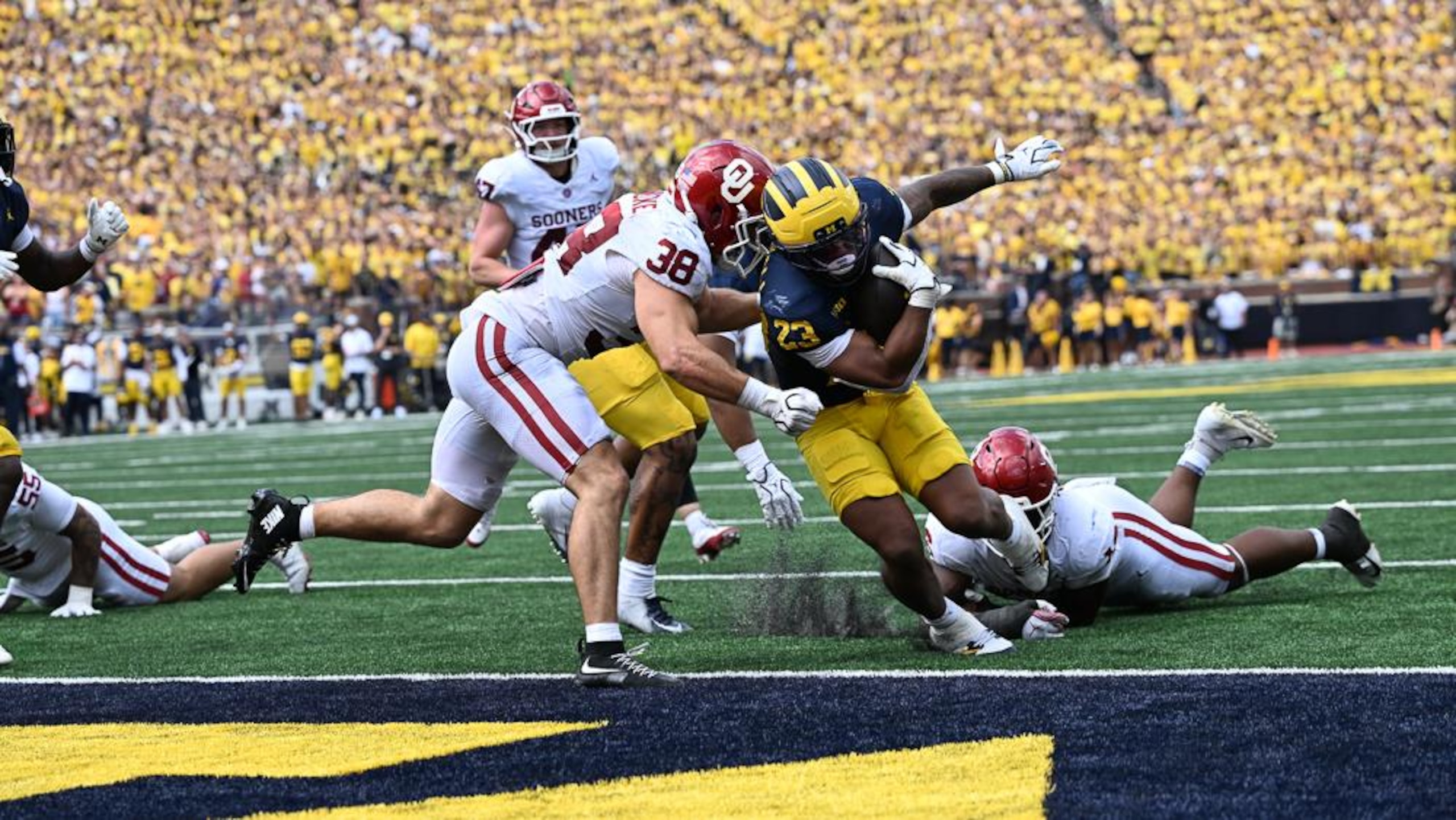 COLLEGE FOOTBALL: SEP 12 Oklahoma at Michigan