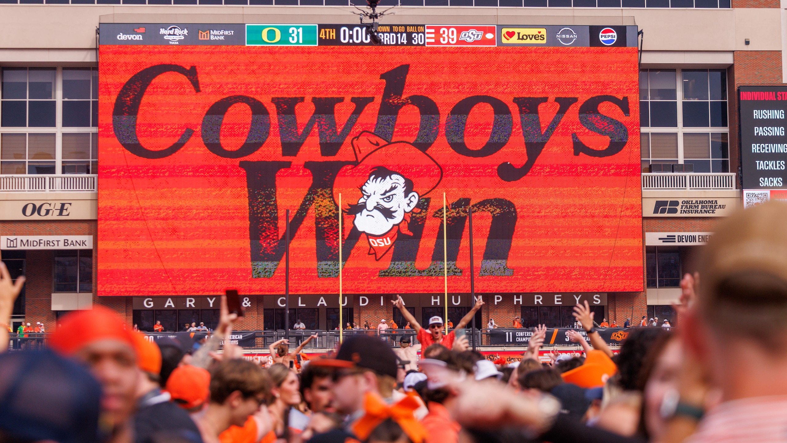 COLLEGE FOOTBALL: SEP 12 Oregon at Oklahoma State