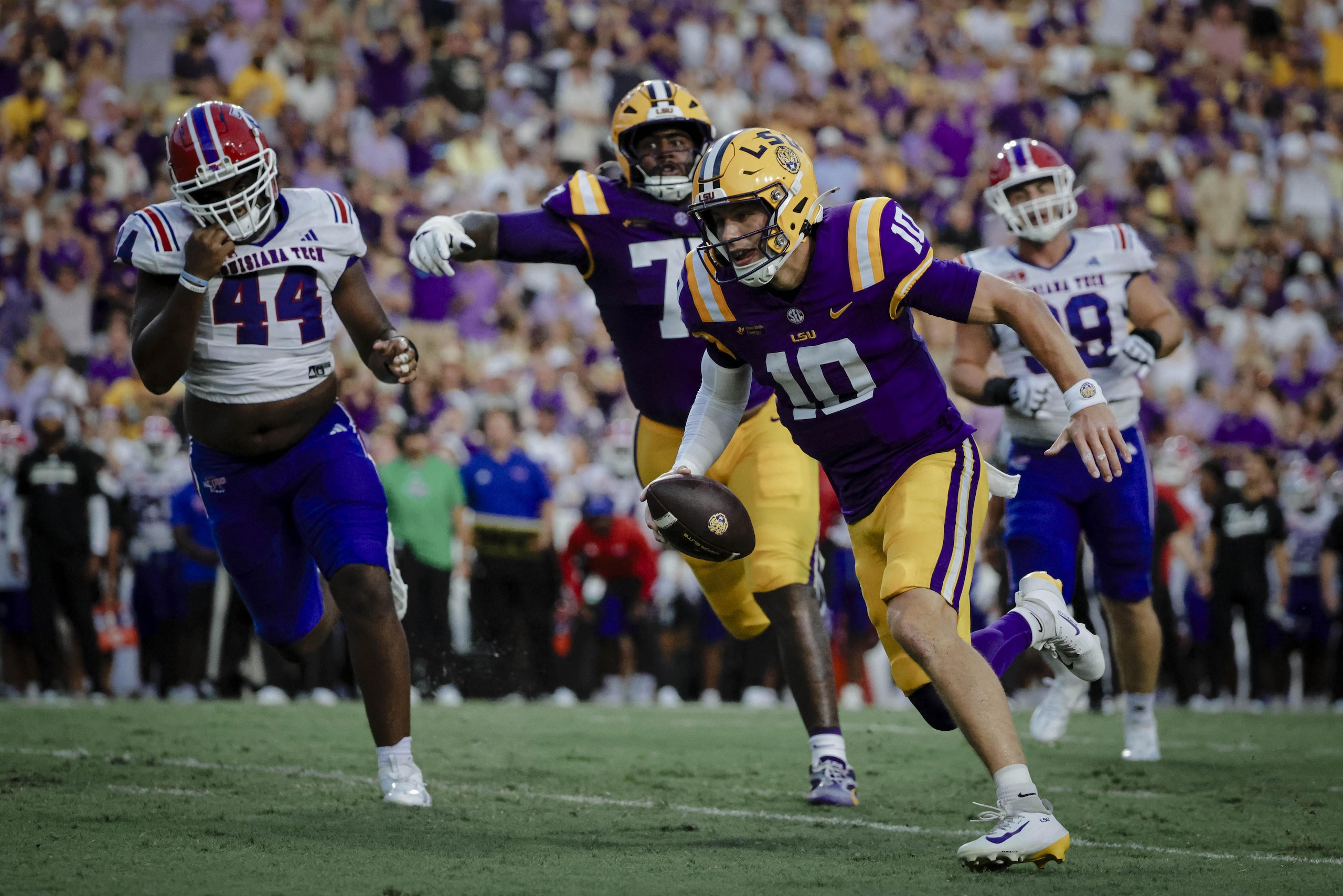 COLLEGE FOOTBALL: SEP 12 Louisiana Tech at LSU
