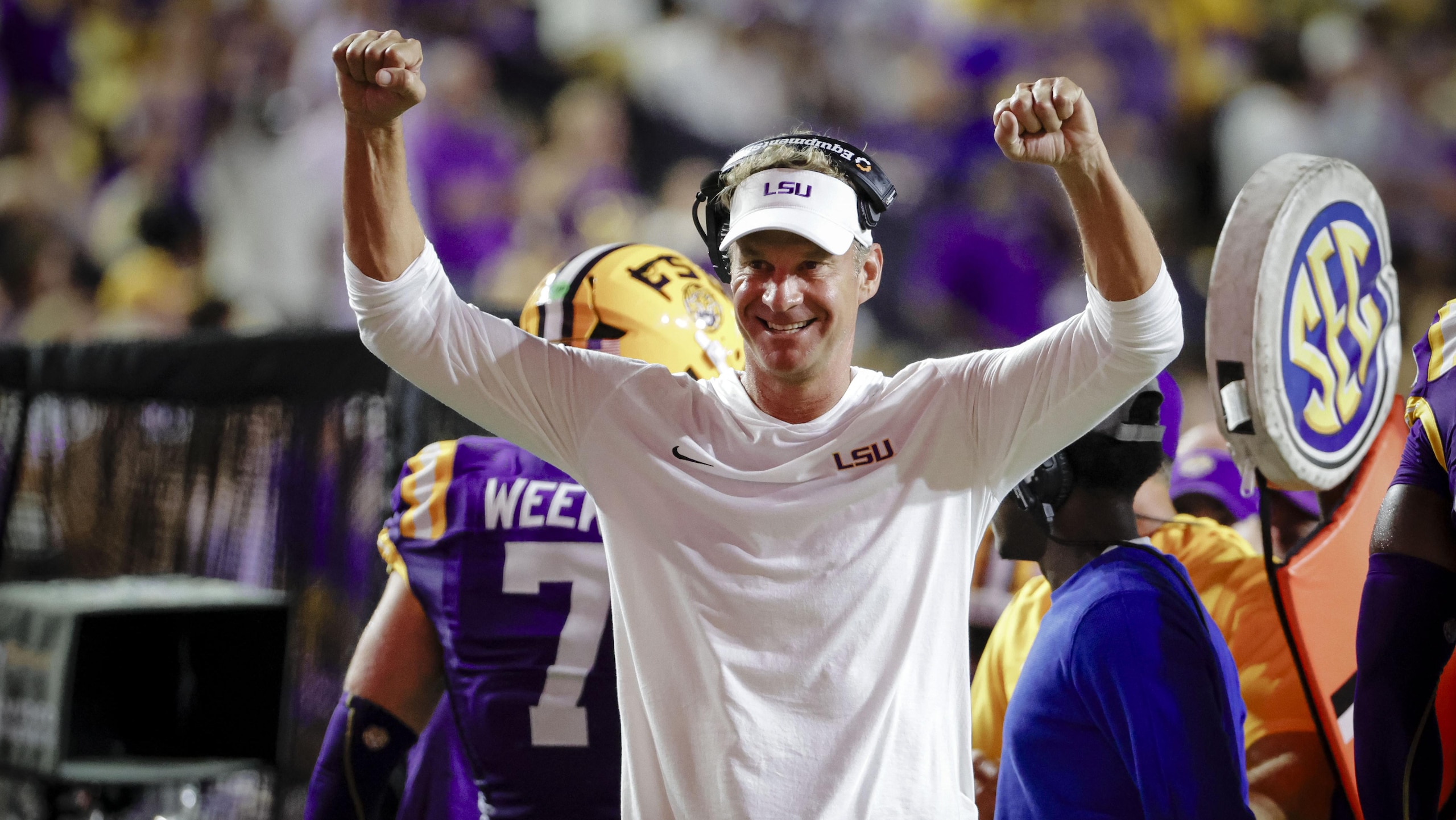 COLLEGE FOOTBALL: SEP 12 Louisiana Tech at LSU COLLEGE FOOTBALL: SEP 12 Louisiana Tech at LSU