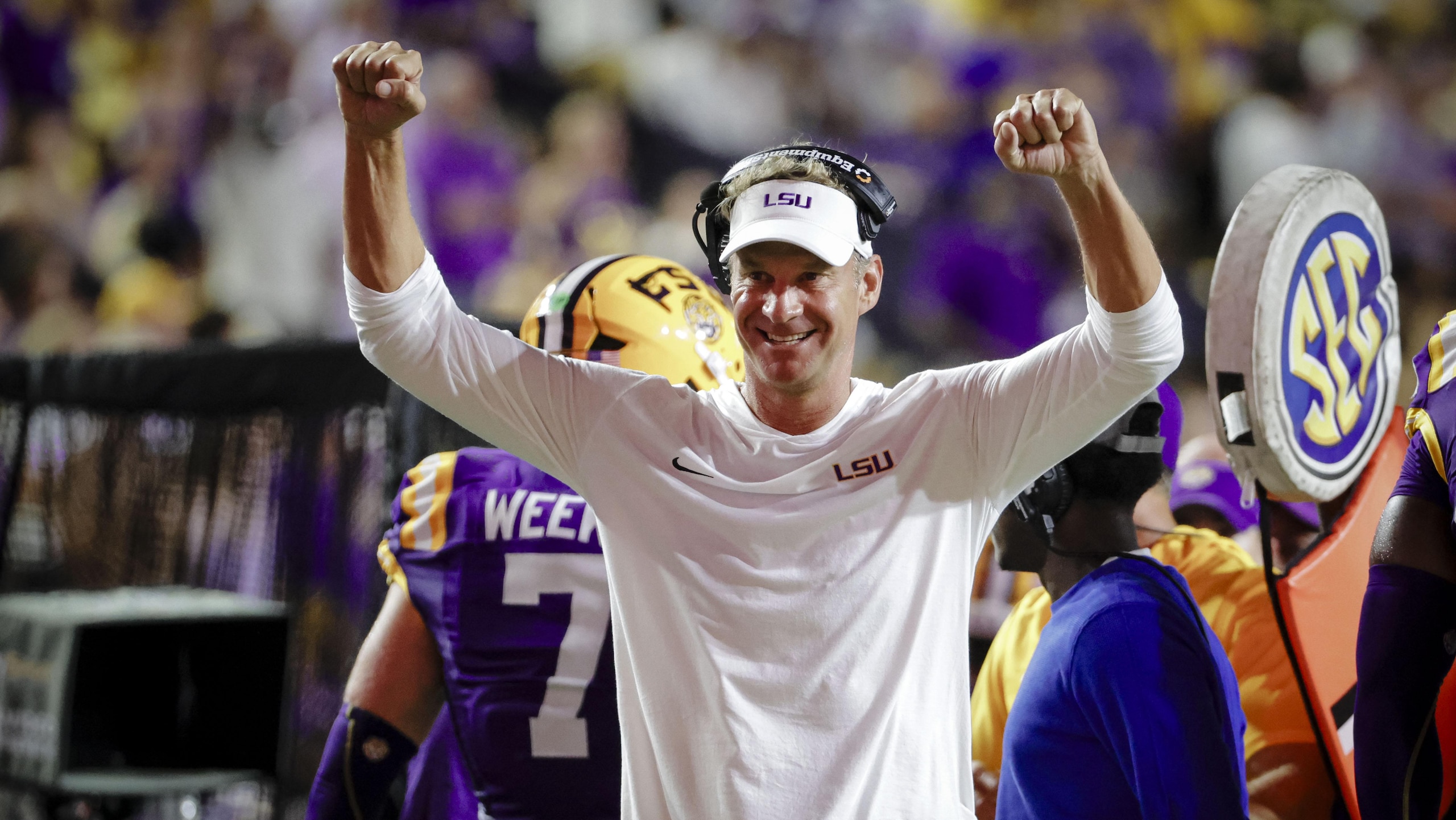 COLLEGE FOOTBALL: SEP 12 Louisiana Tech at LSU COLLEGE FOOTBALL: SEP 12 Louisiana Tech at LSU