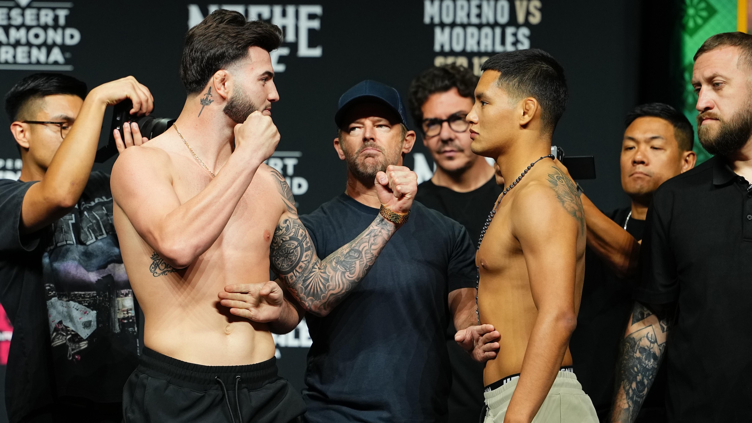 Noche UFC: Silva v Delgado - Ceremonial Weigh-in Noche UFC: Silva v Delgado - Ceremonial Weigh-in