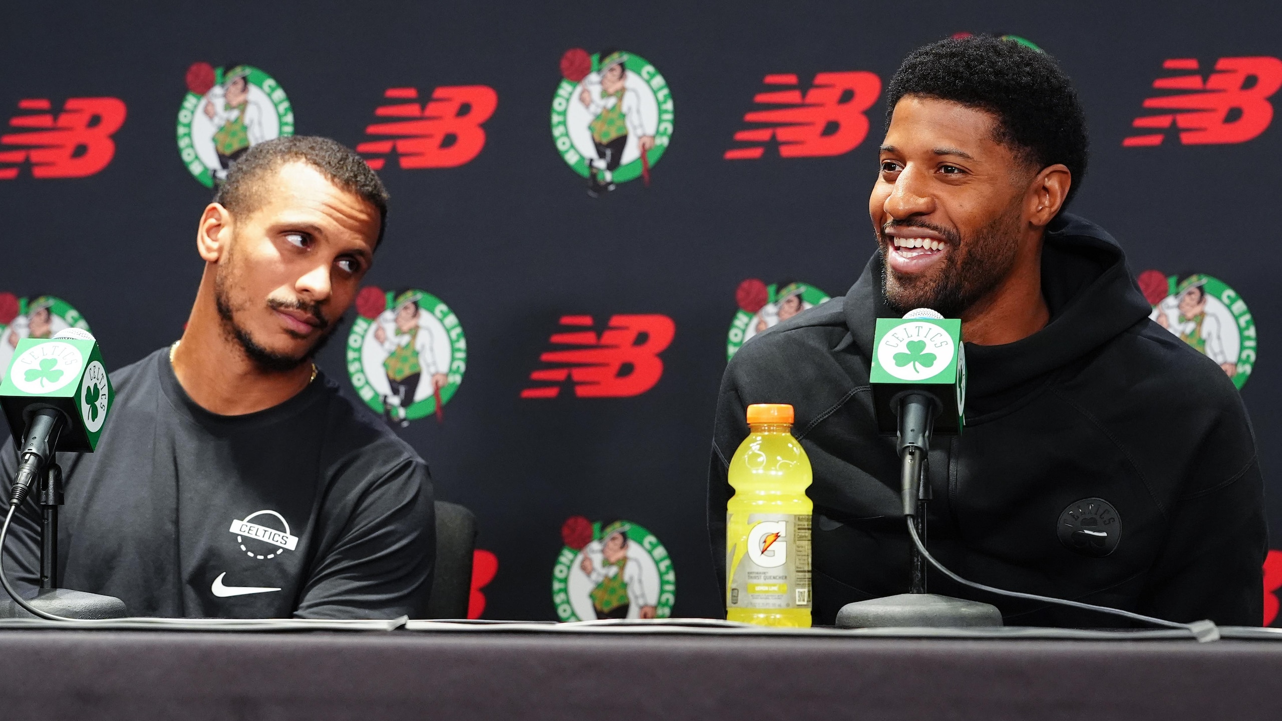 Boston Celtics Introduce New Players Press Conference Boston Celtics Introduce New Players Press Conference